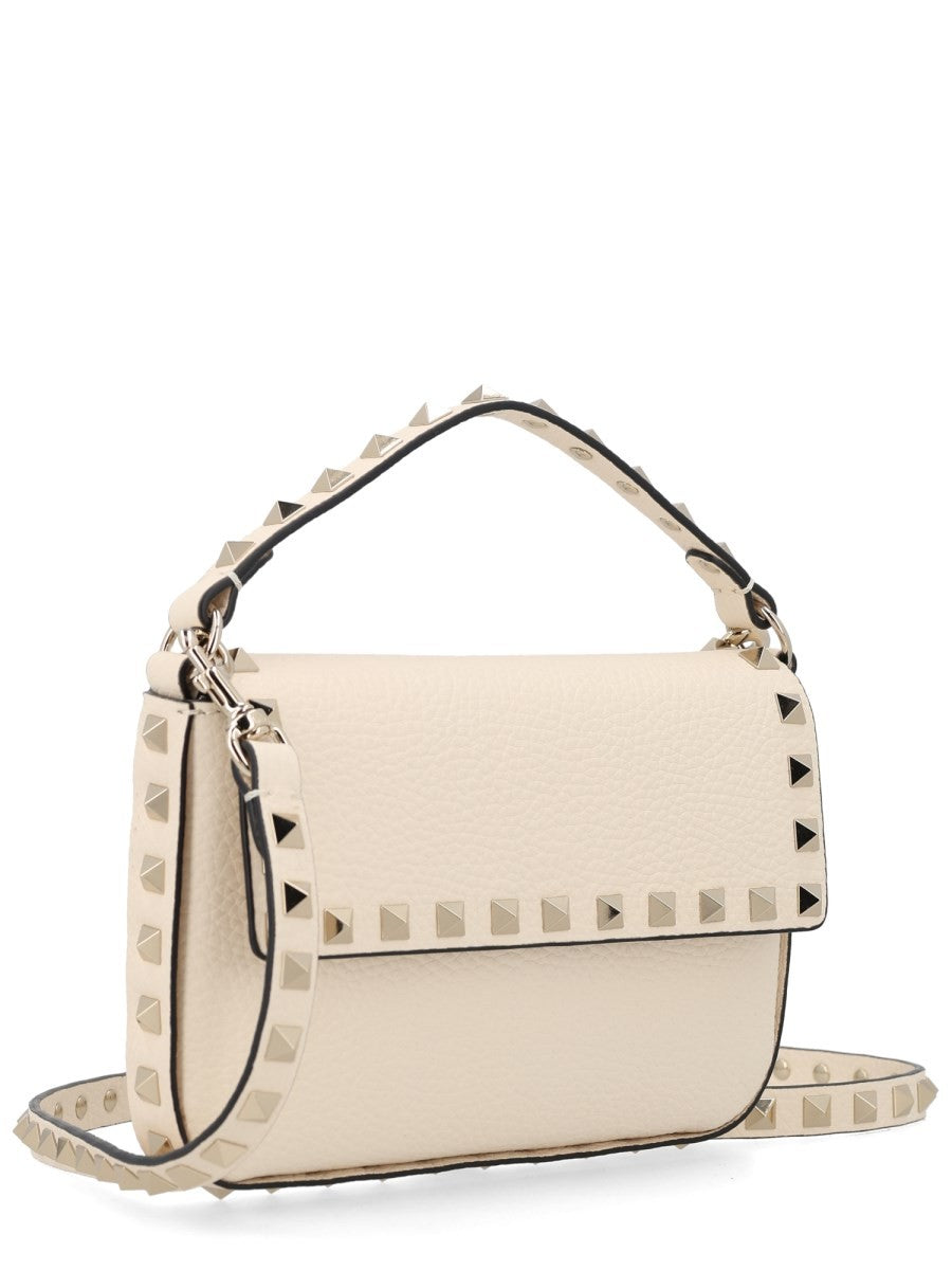 Etui ROCKSTUD IN VITELLO GRANATO