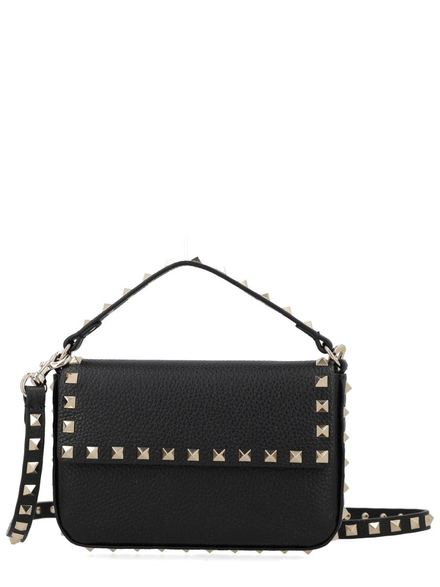 Etui ROCKSTUD IN VITELLO GRANATO