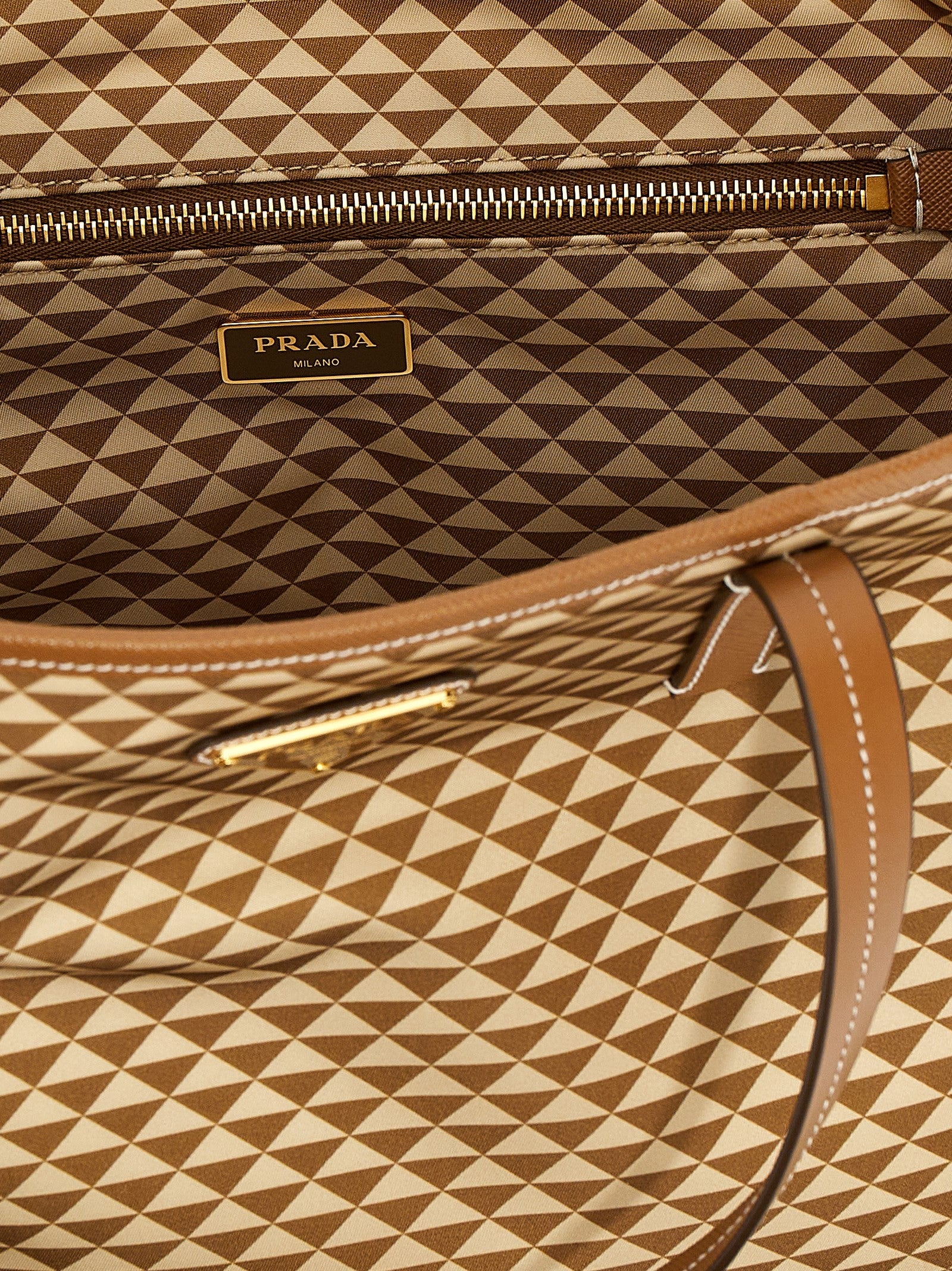 'Prada Symbole' Einkaufs Tasche