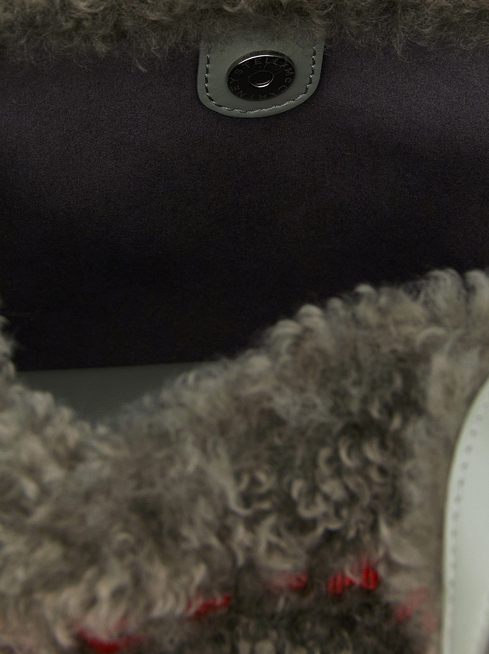 Shearling Logo Einkaufs Tasche
