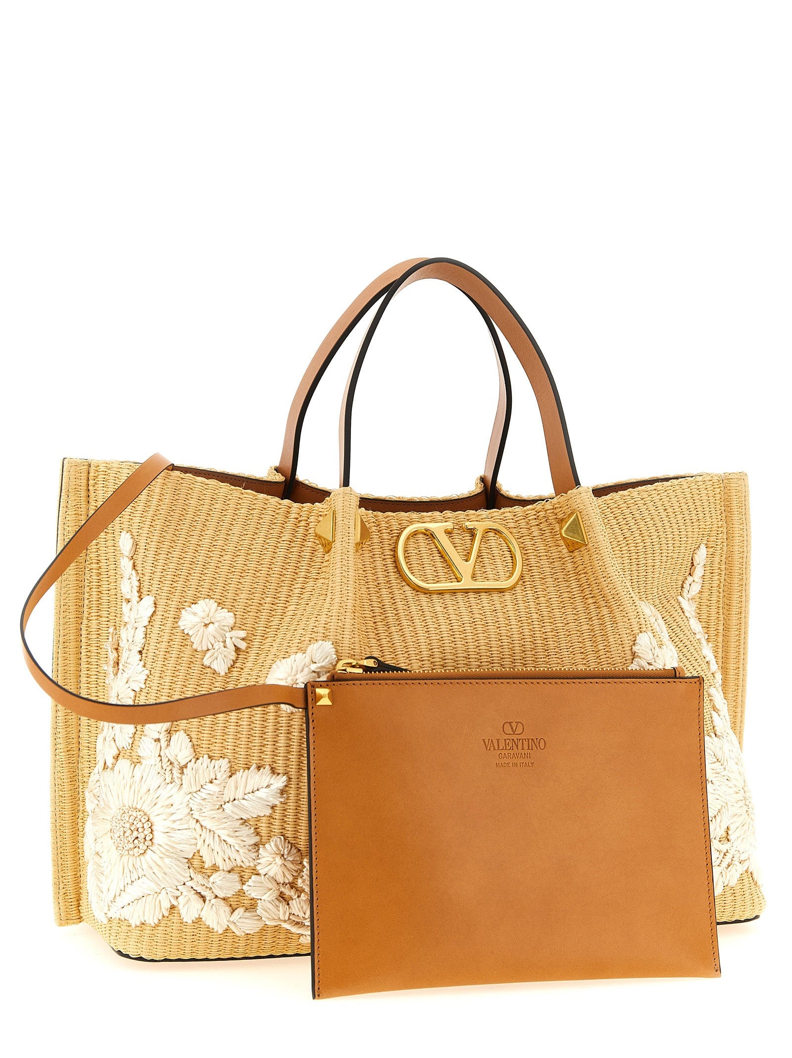 Einkaufs Valentino Garavani Medium raffia