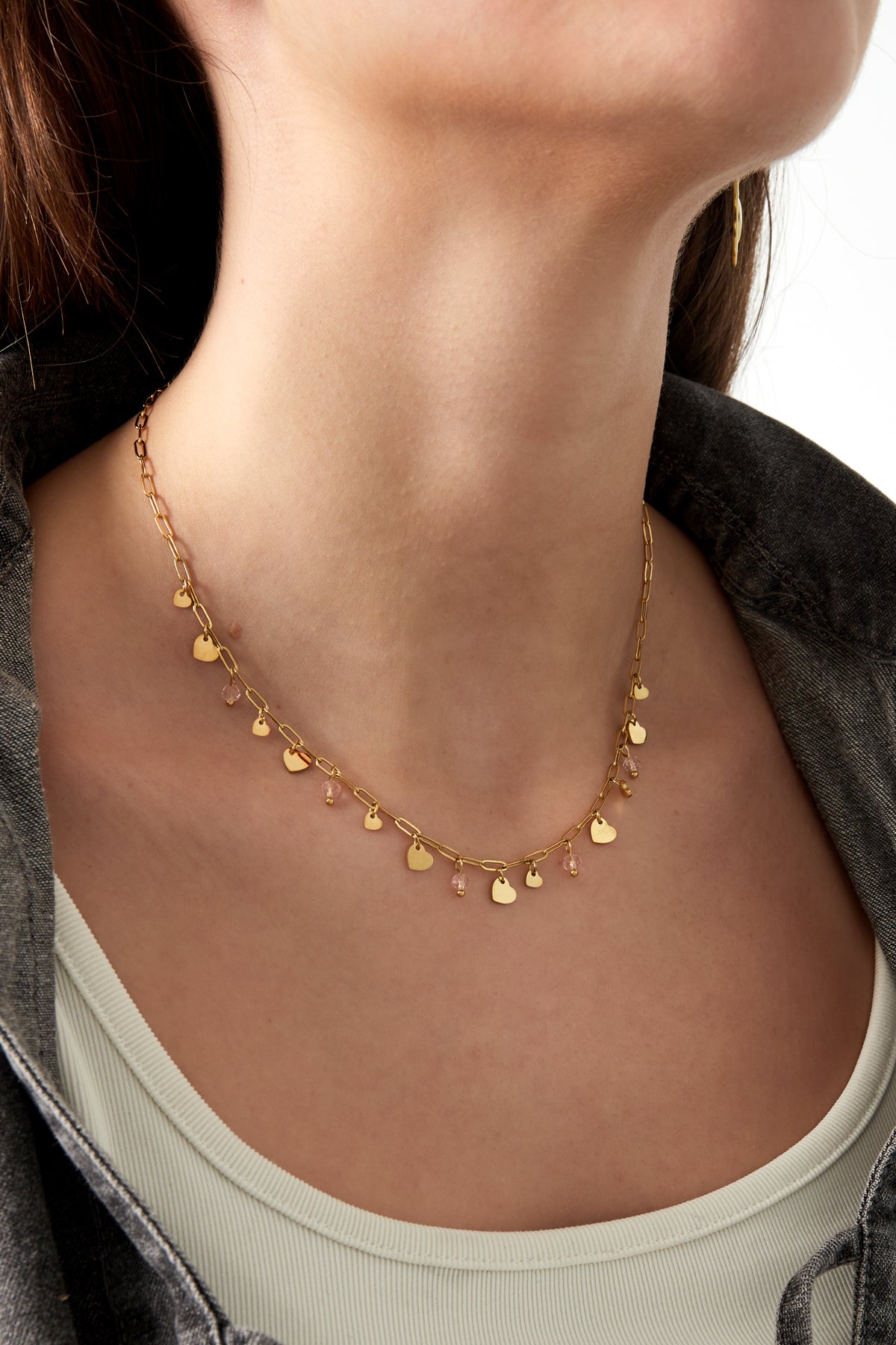 Halskette voller Liebe – Roségold