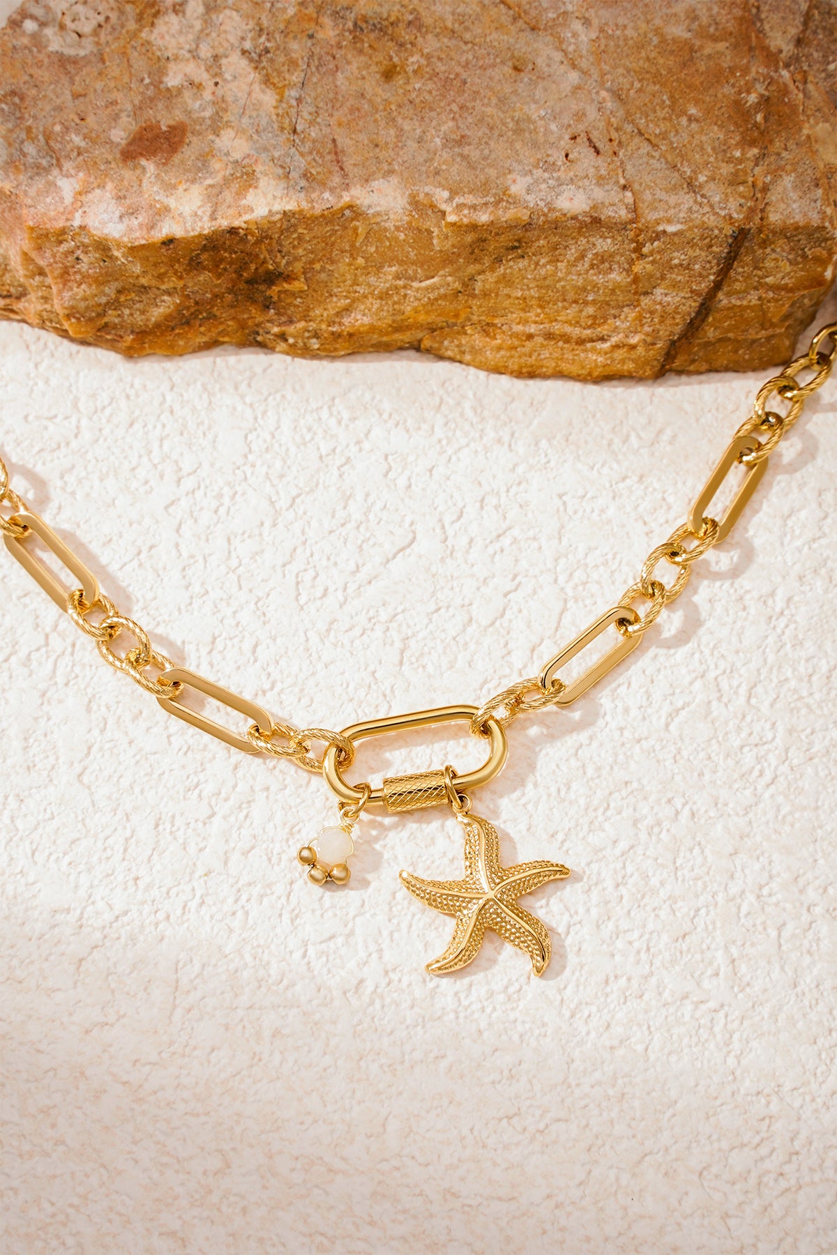 Seestern im Meer Armband - Silberfarben