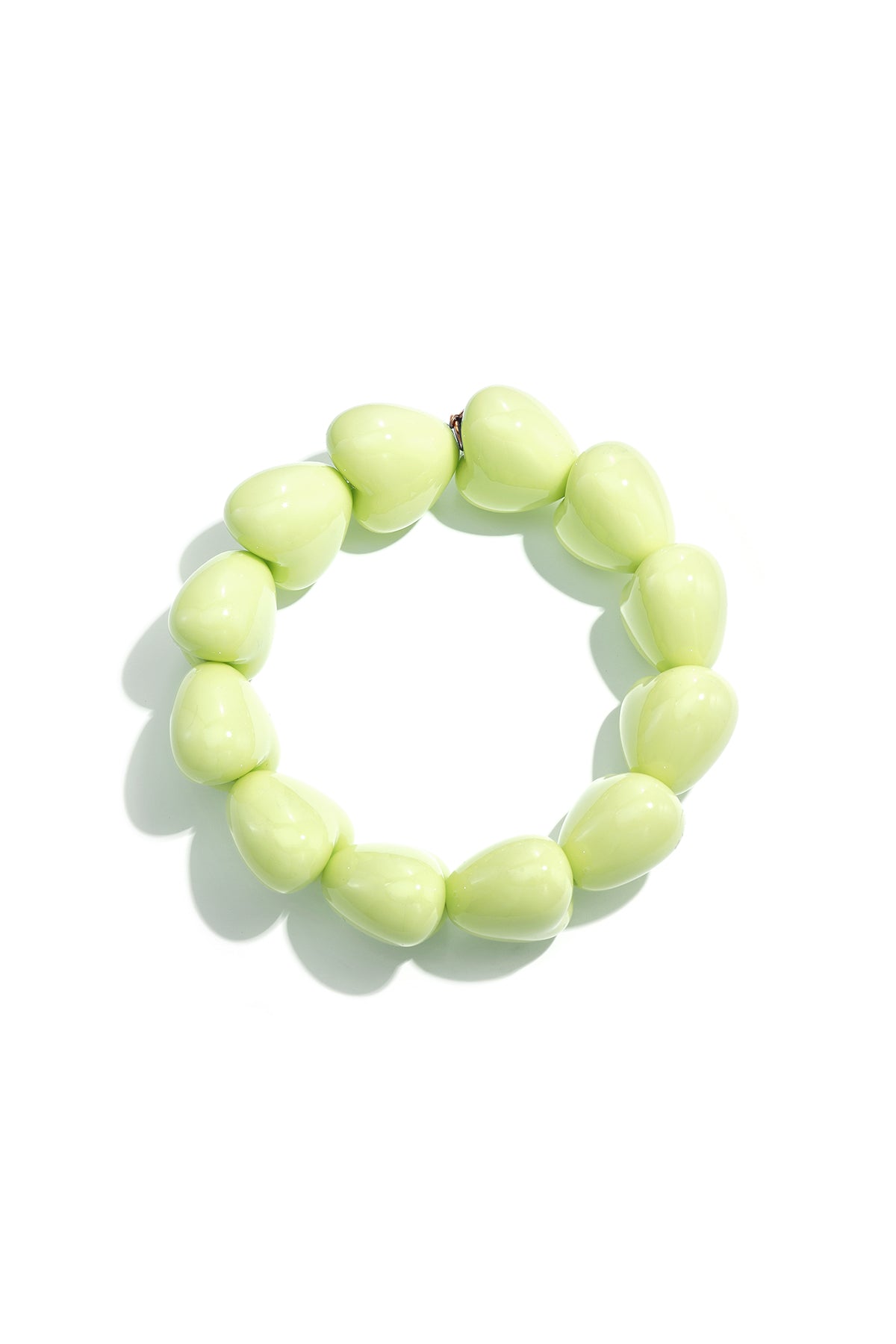 Armband mit großen Herzperlen