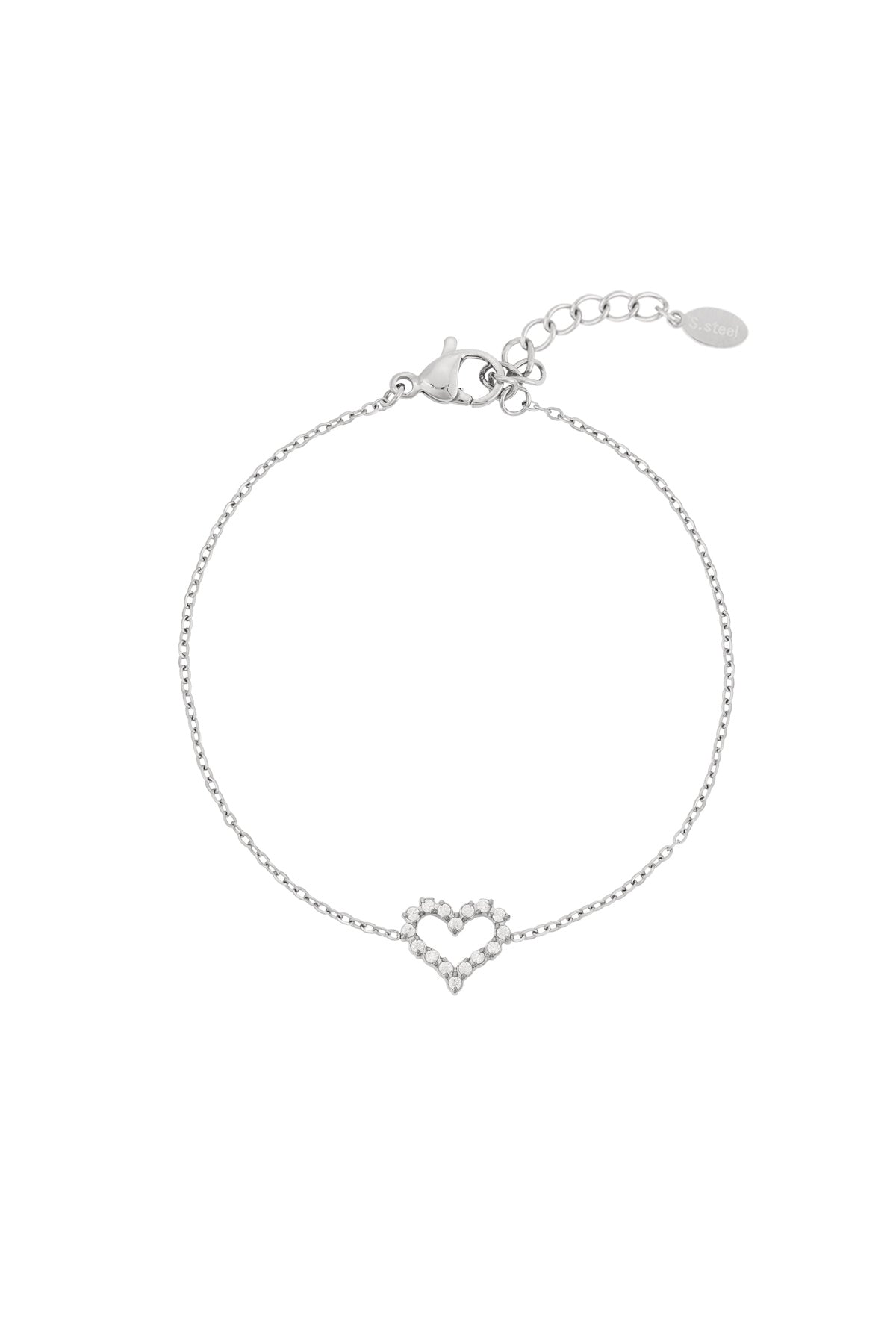 Strass Herz Armband