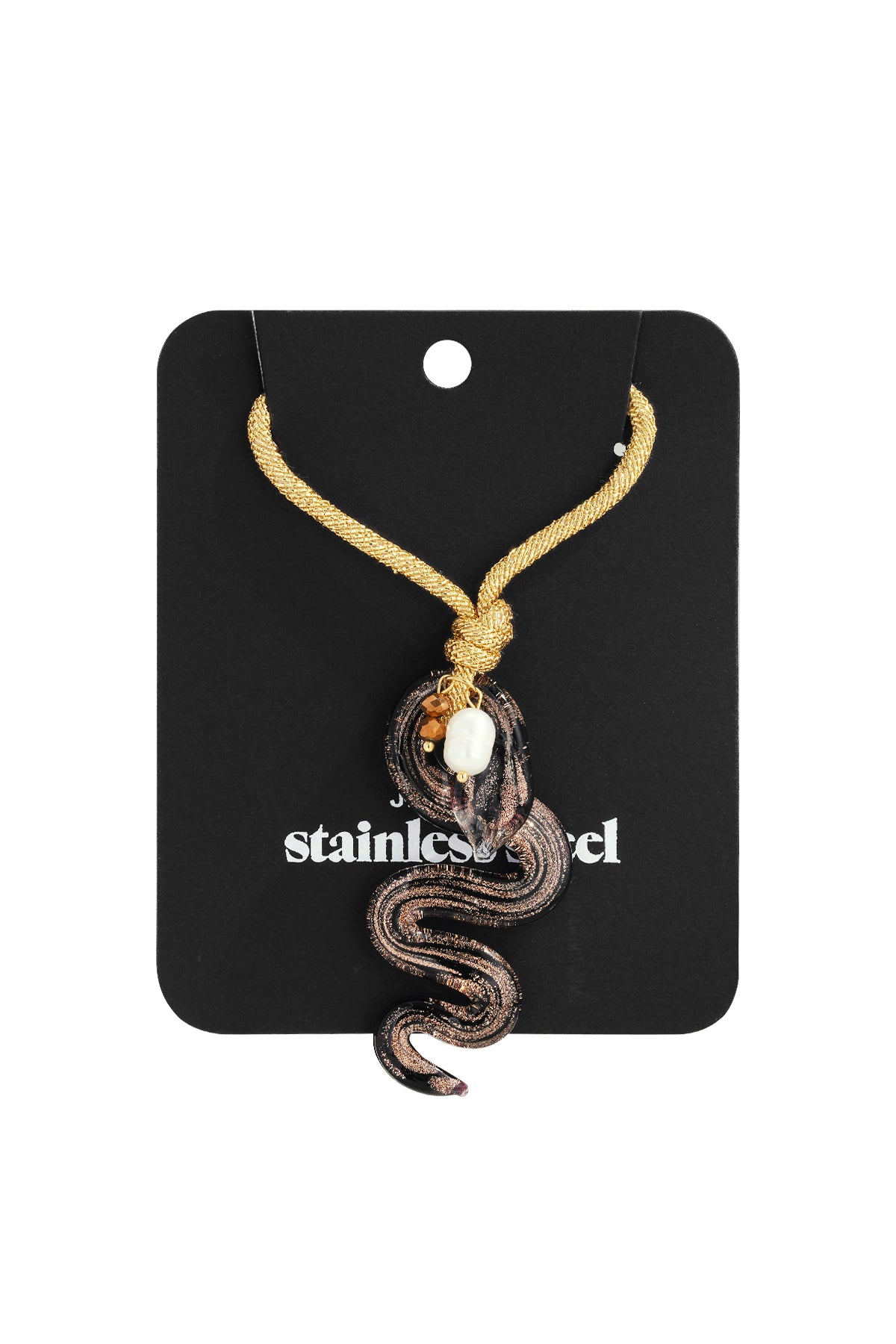 Polyester Anhänger Halsketten Schlange Casual Daily Simple Series Damenschmuck