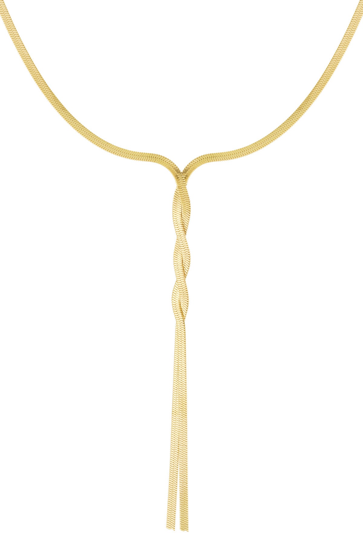 Gedrehte Halskette - Goldfarben