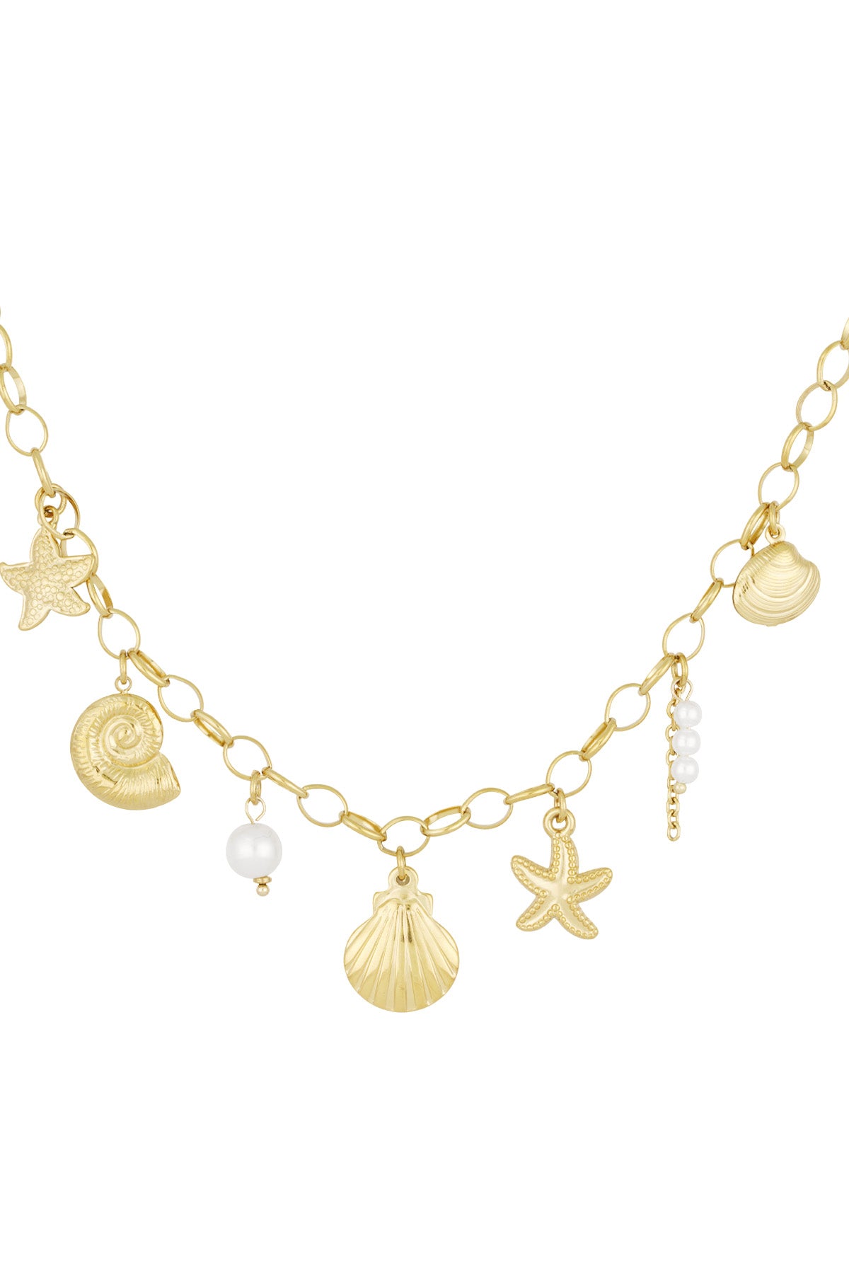 Muschelkette - Goldfarben