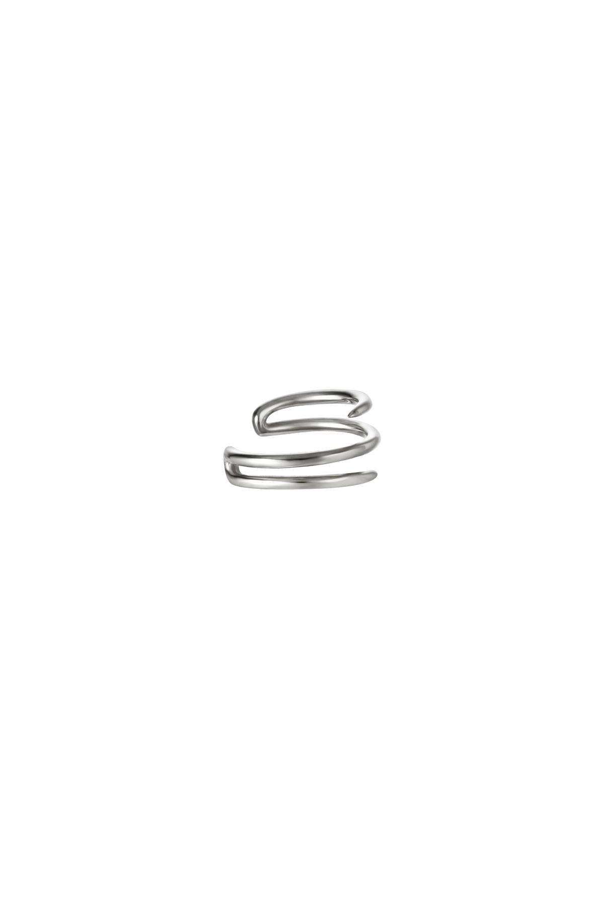 Ohrstulpe Spiral Goldfarbe Edelstahl