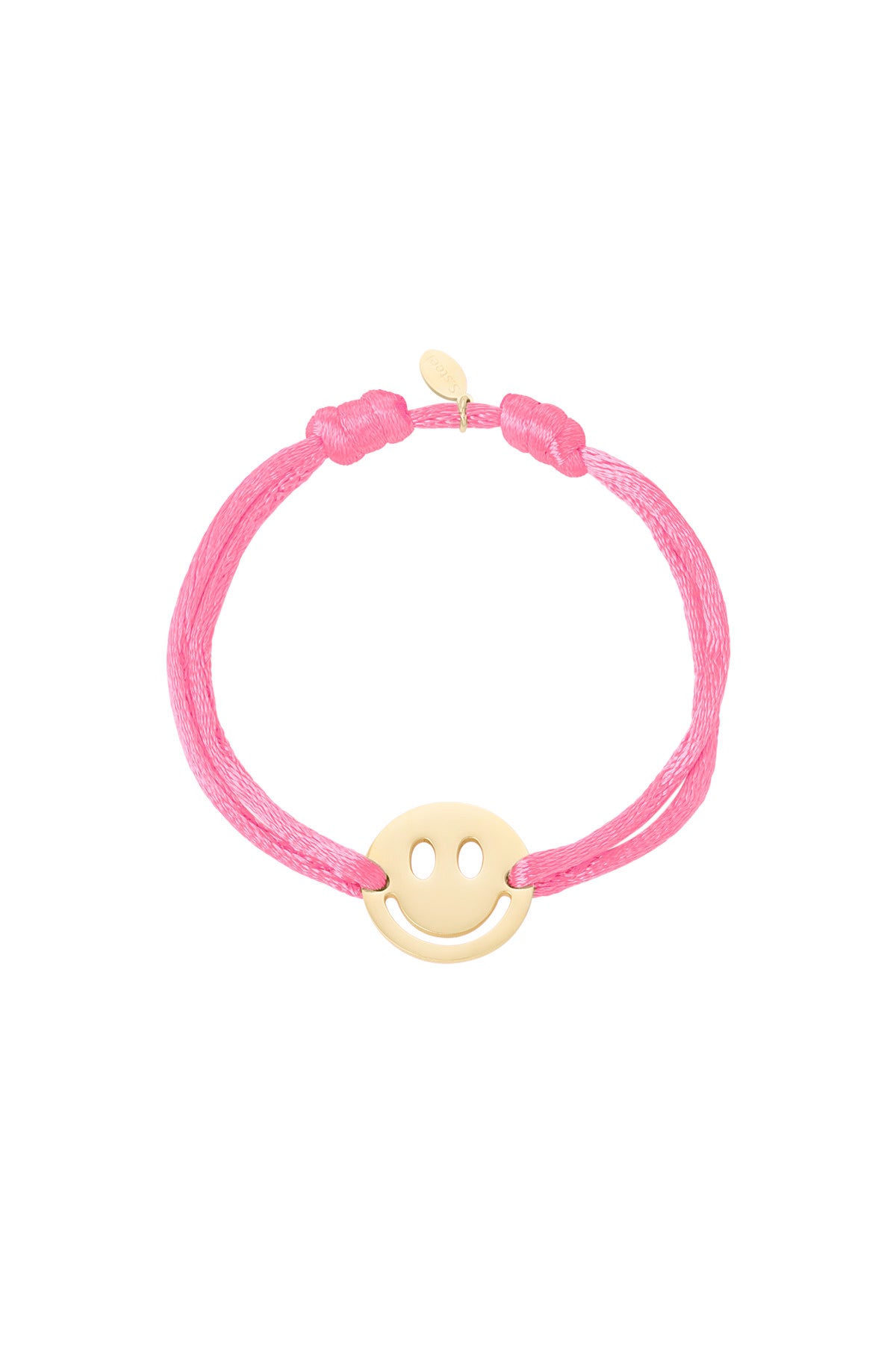 Satinarmband mit Smiley