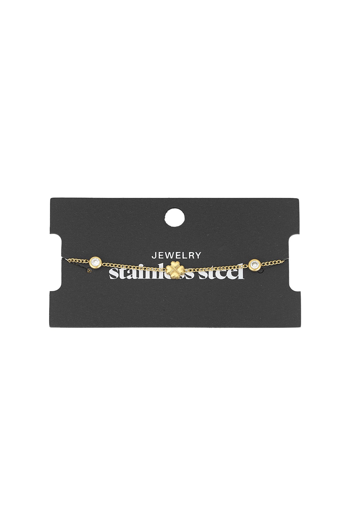 Strahlendes Glücksarmband - Goldfarben