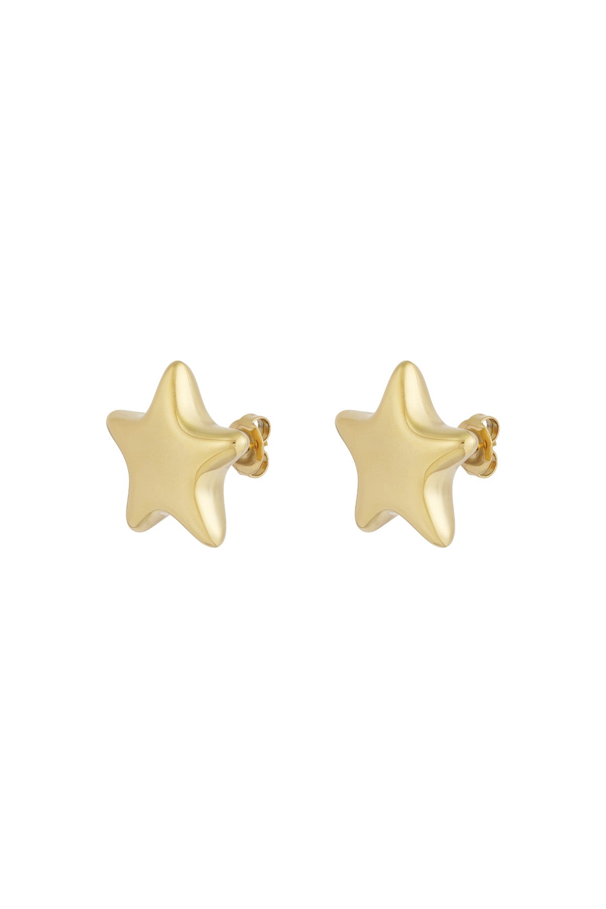 Sternohrringe - Goldfarben