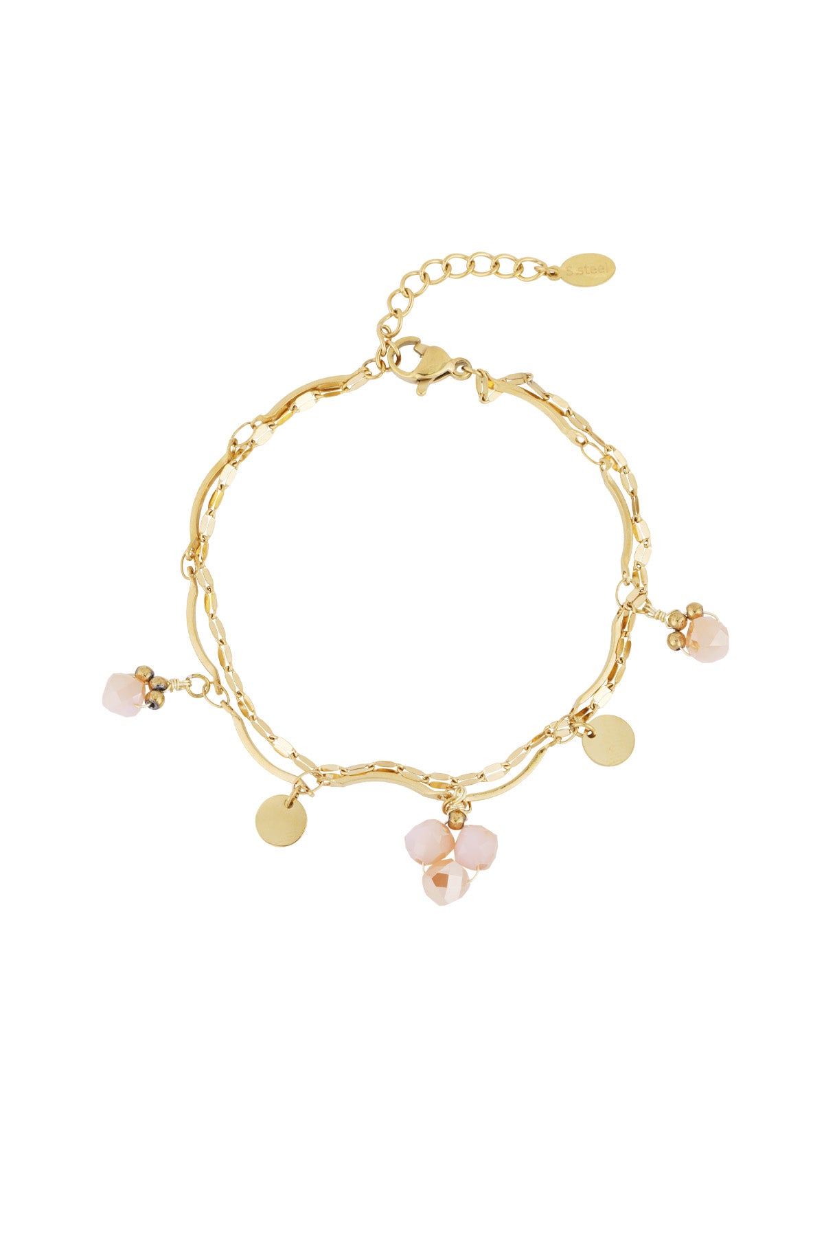 Blaues Perlenarmband