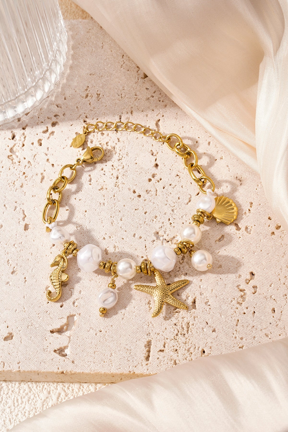 Ocean Treasures Armband - Goldfarben