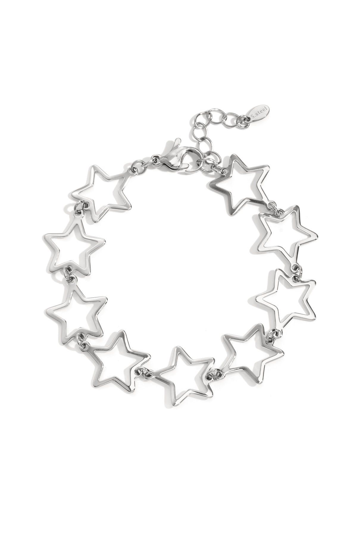 Edelstahl-Kettenarmbänder Star Casual Daily Simple Series Damenschmuck