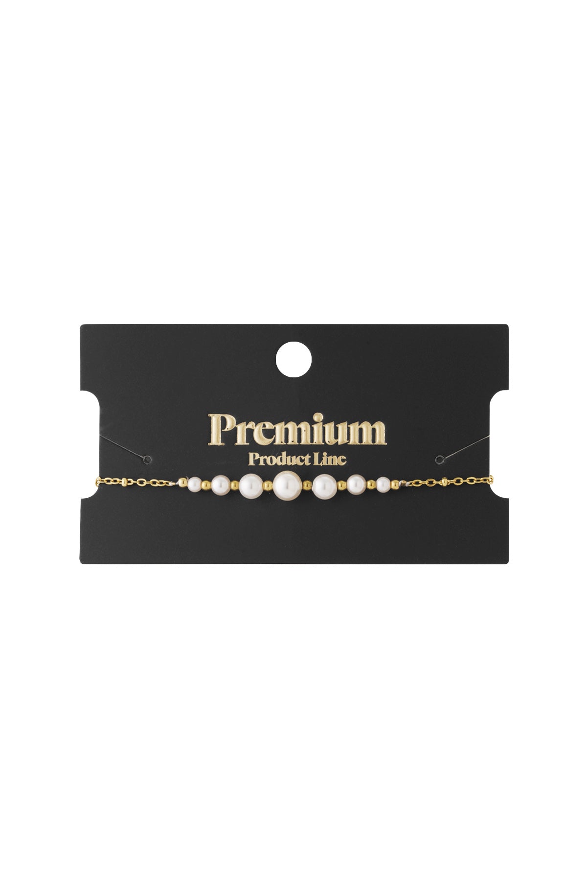 Perlen-Partyarmband – Goldfarbe - Goldfarbefarbe