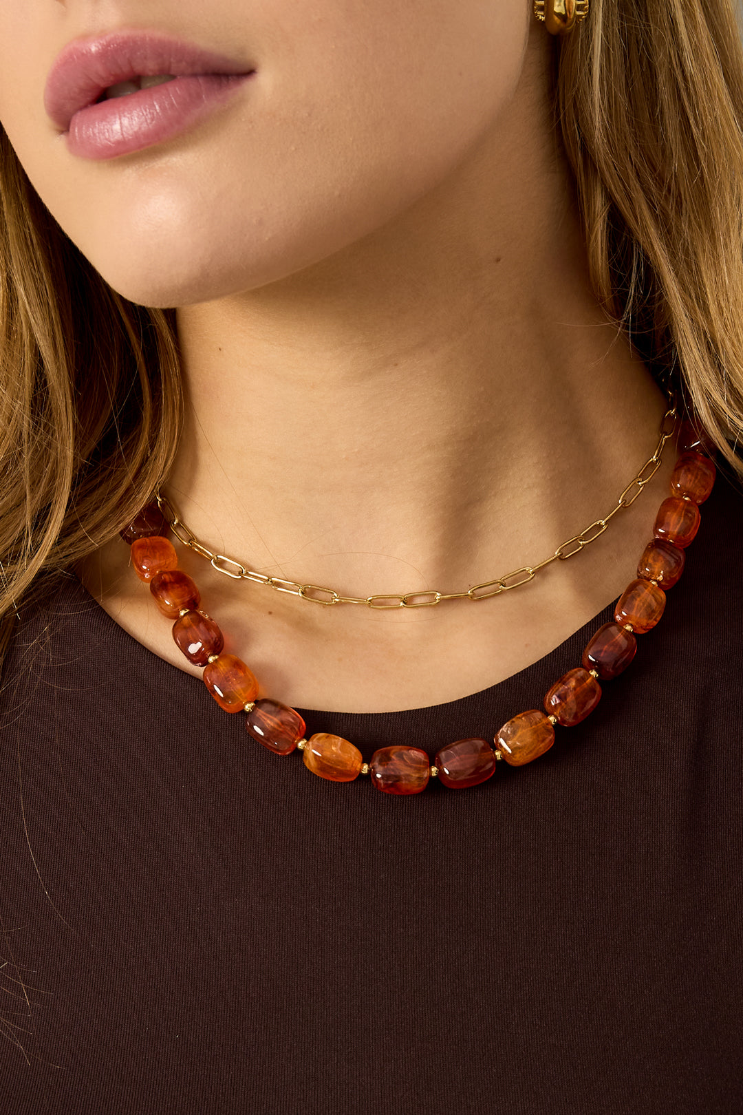 Acryl Perlen Halsketten Perlen Retro Täglich Klassische Serie frauen schmuck