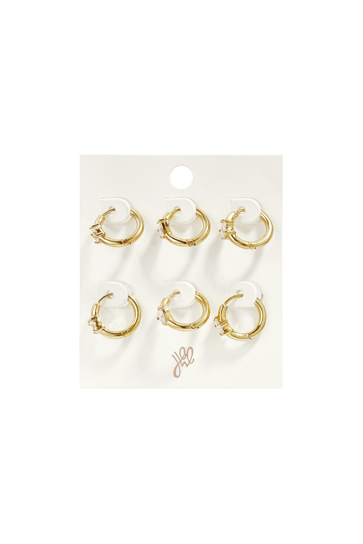 Edelstahl-Ohrring-Sets, schlicht und elegant, Serie „Damenschmuck“