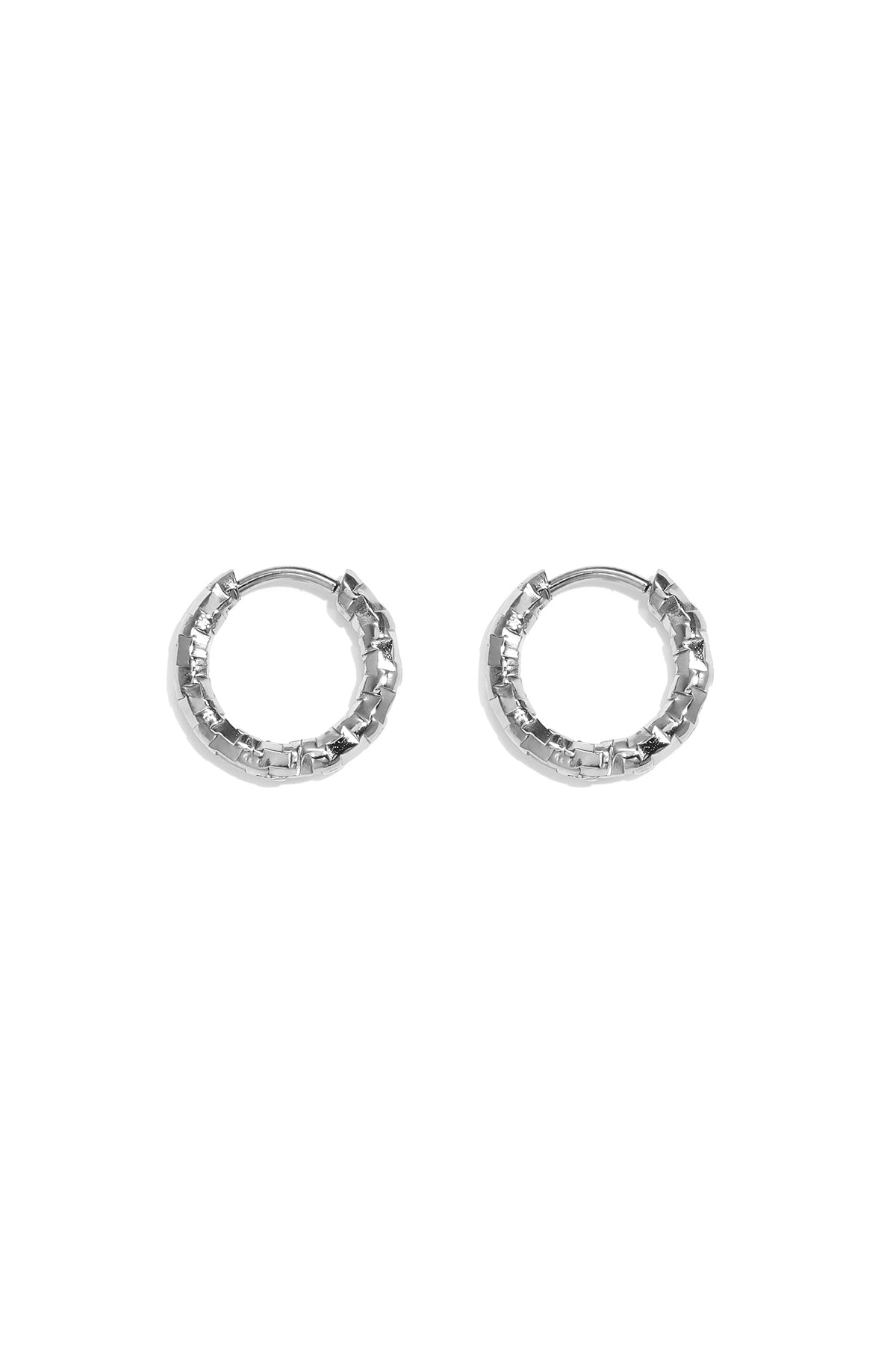 Edelstahl-Ohrring-Sets, schlicht, kreisförmig, Simple-Serie, Damenschmuck
