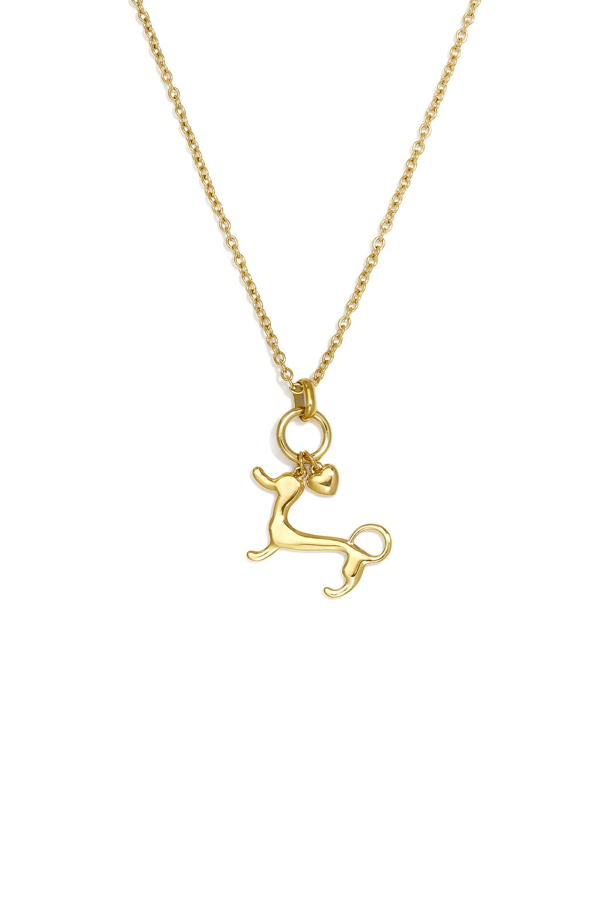 Halsketten mit Anhänger aus Edelstahl, Tiermotiv, schlichte Alltagsserie, Damenschmuck