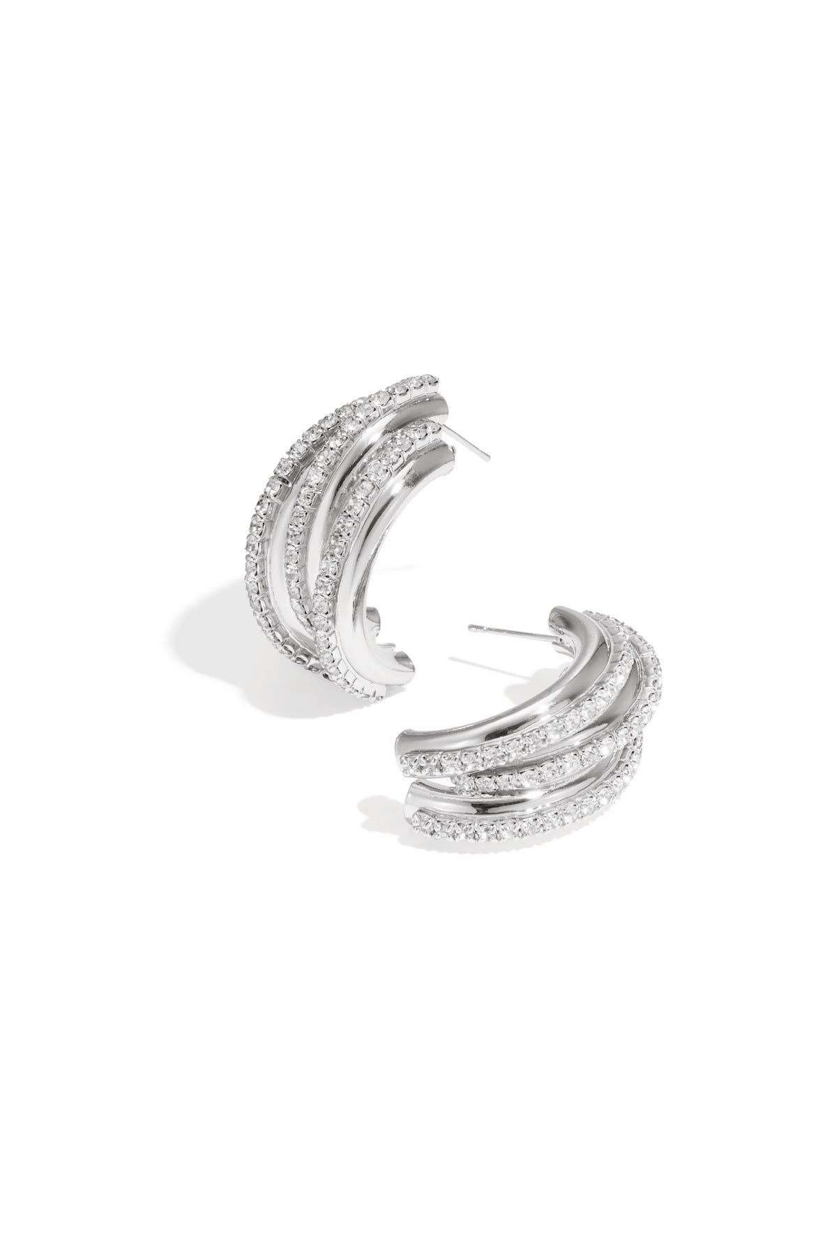 Eisen Ohrstecker unregelmäßige Form Elegante Weihnachten Luxuriöse Serie Damenschmuck
