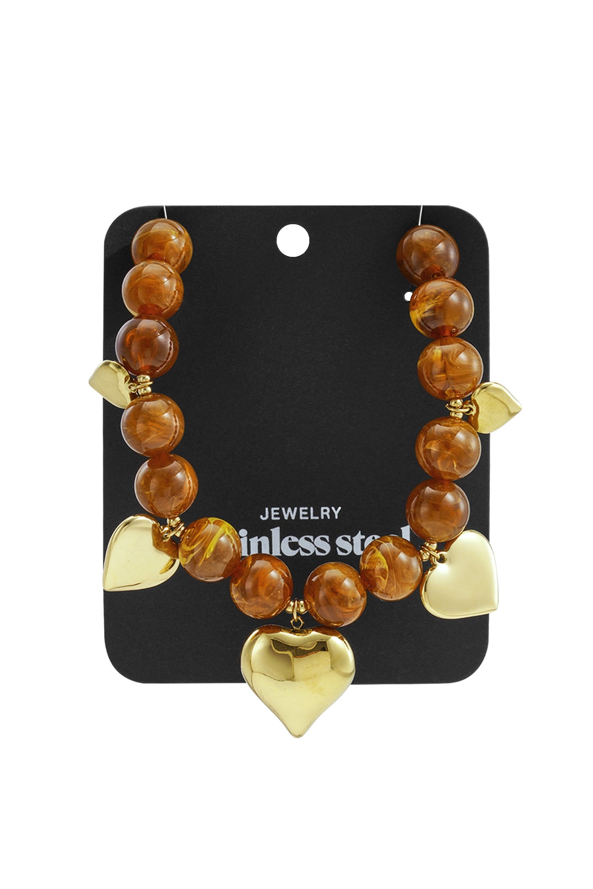 Acryl Perlen Halsketten Herz Casual Täglich Ethnische Serie frauen schmuck