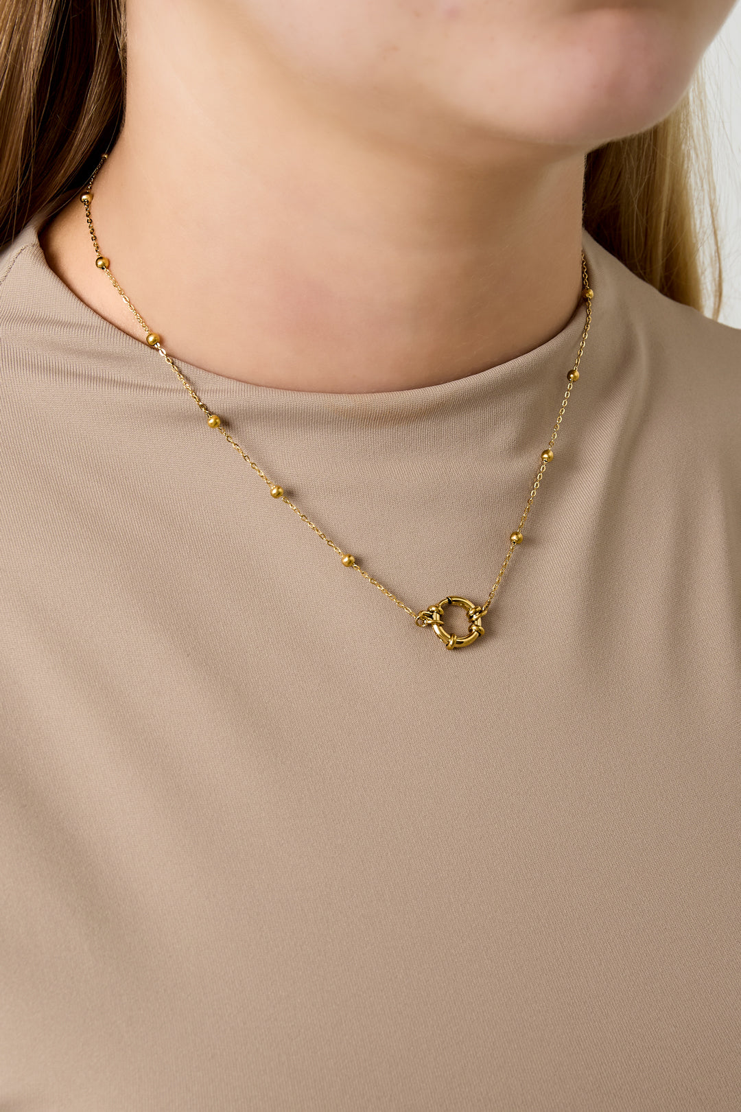 Edelstahl Kette Halsketten Kette DIY Täglich Einfache Serie frauen schmuck