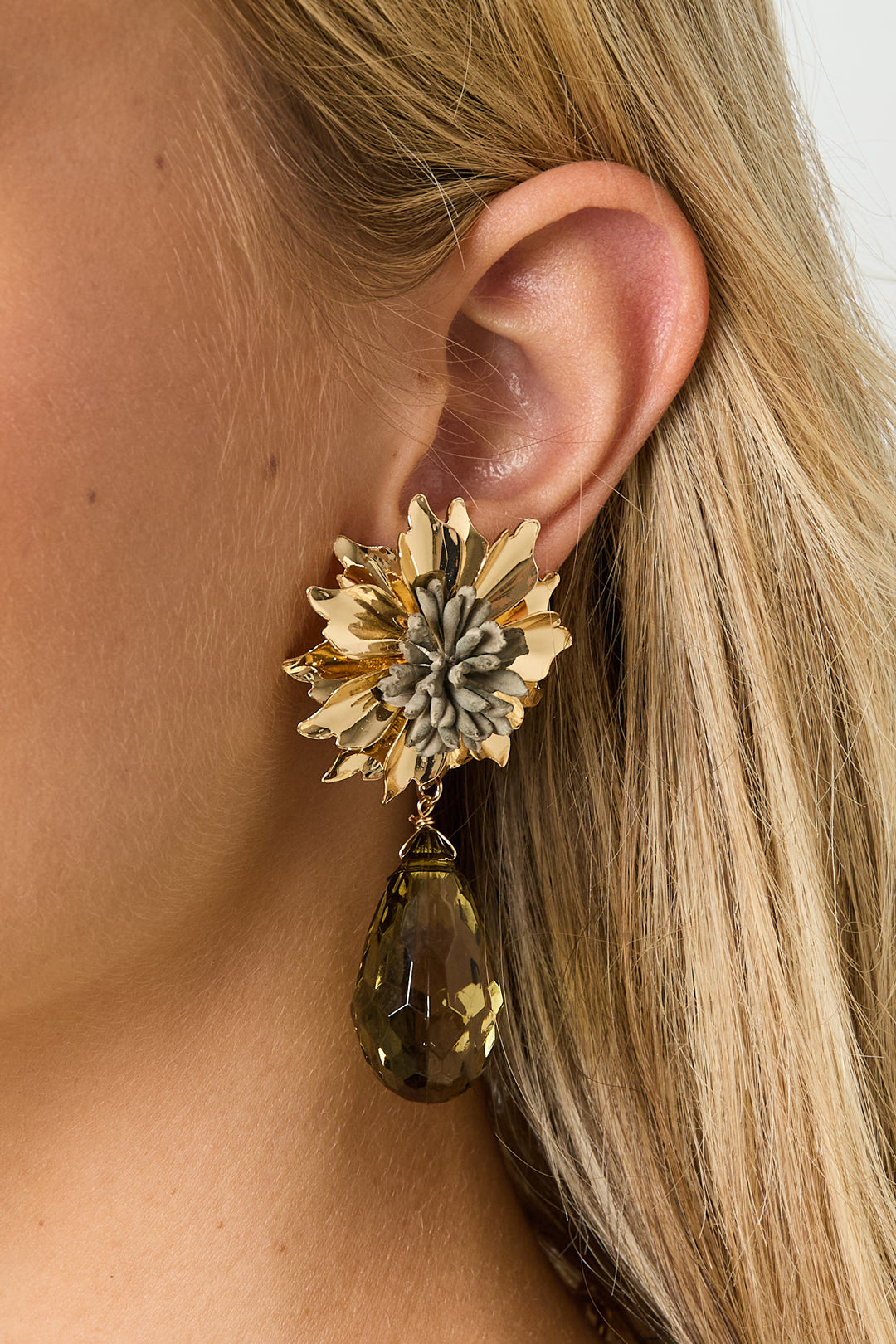 Tropfenohrringe Blume Urlaub Versammlung/Party Luxuriöse Serie Damenschmuck