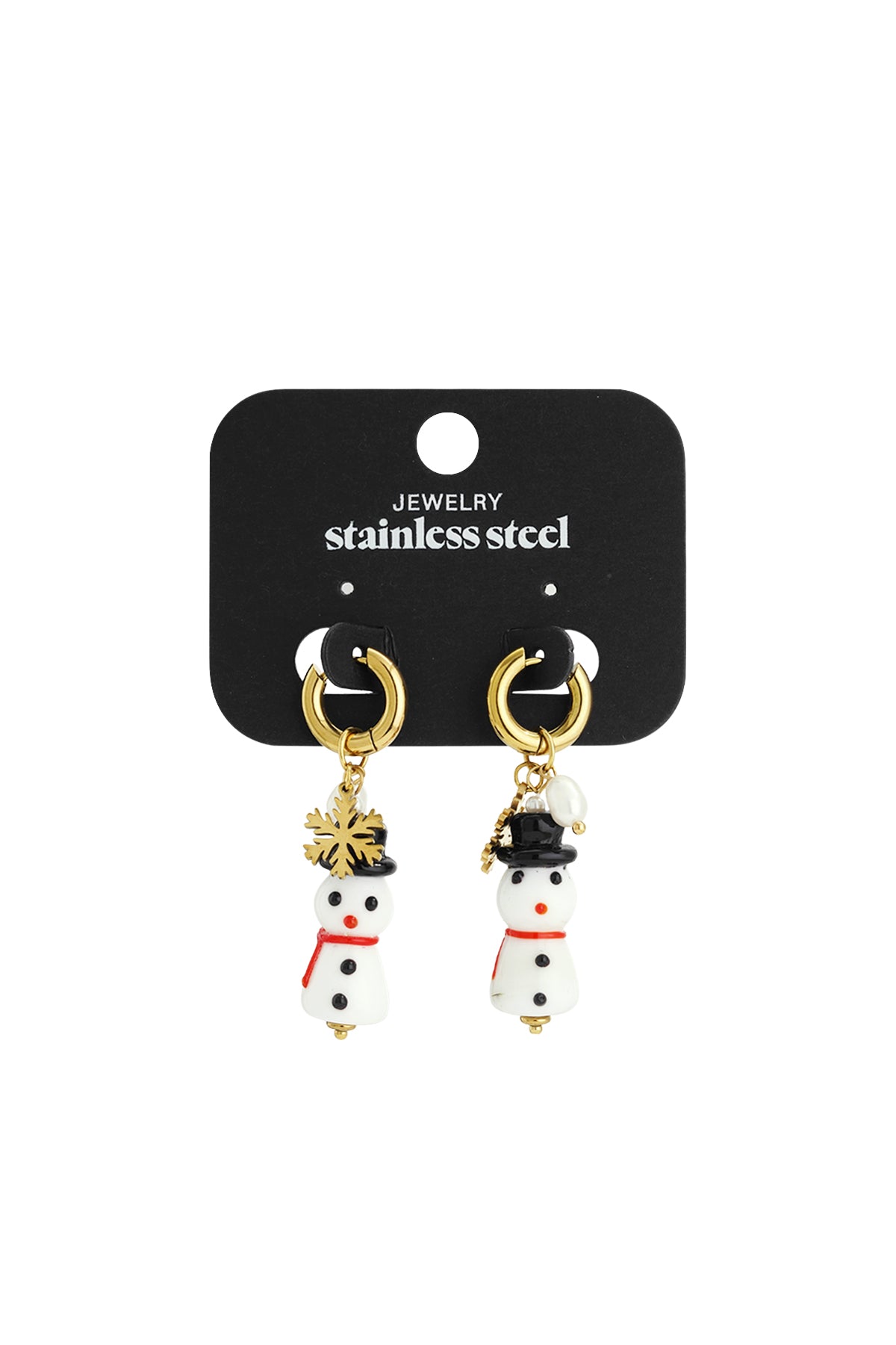 Edelstahl Tropfen Ohrringe Cartoon Casual Weihnachten Einfache Serie frauen schmuck
