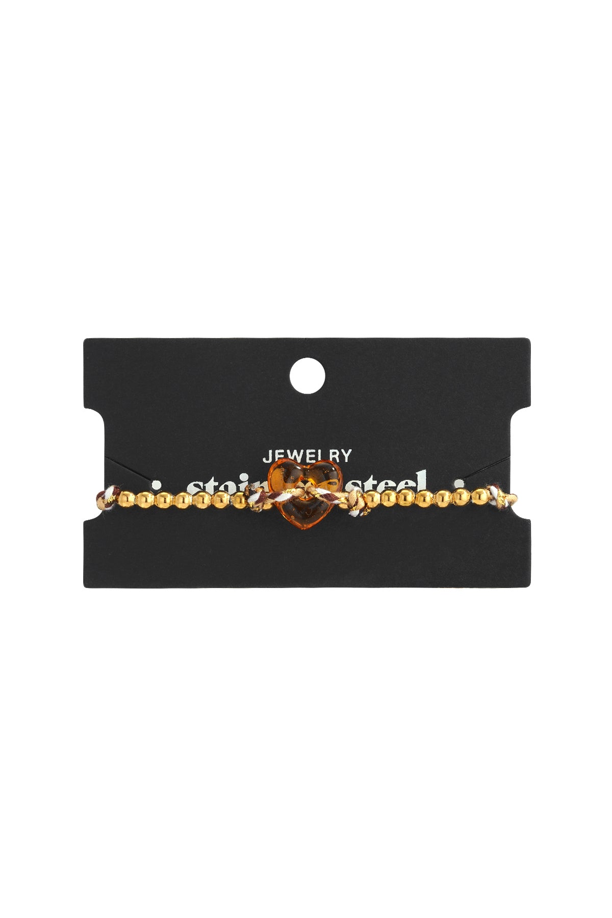 Polyester Perlenarmbänder Herz Casual Täglich Einfache Serie Damenschmuck