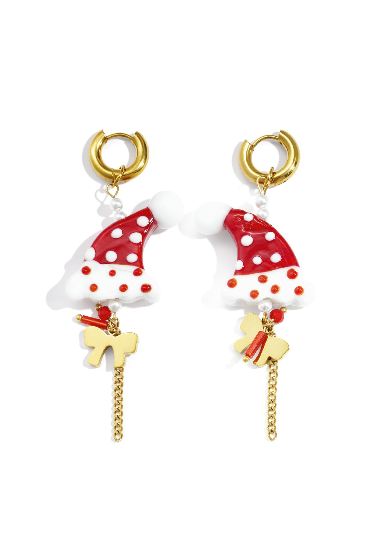 Edelstahl Tropfen Ohrringe Cartoon Casual Weihnachten Einfache Serie frauen schmuck