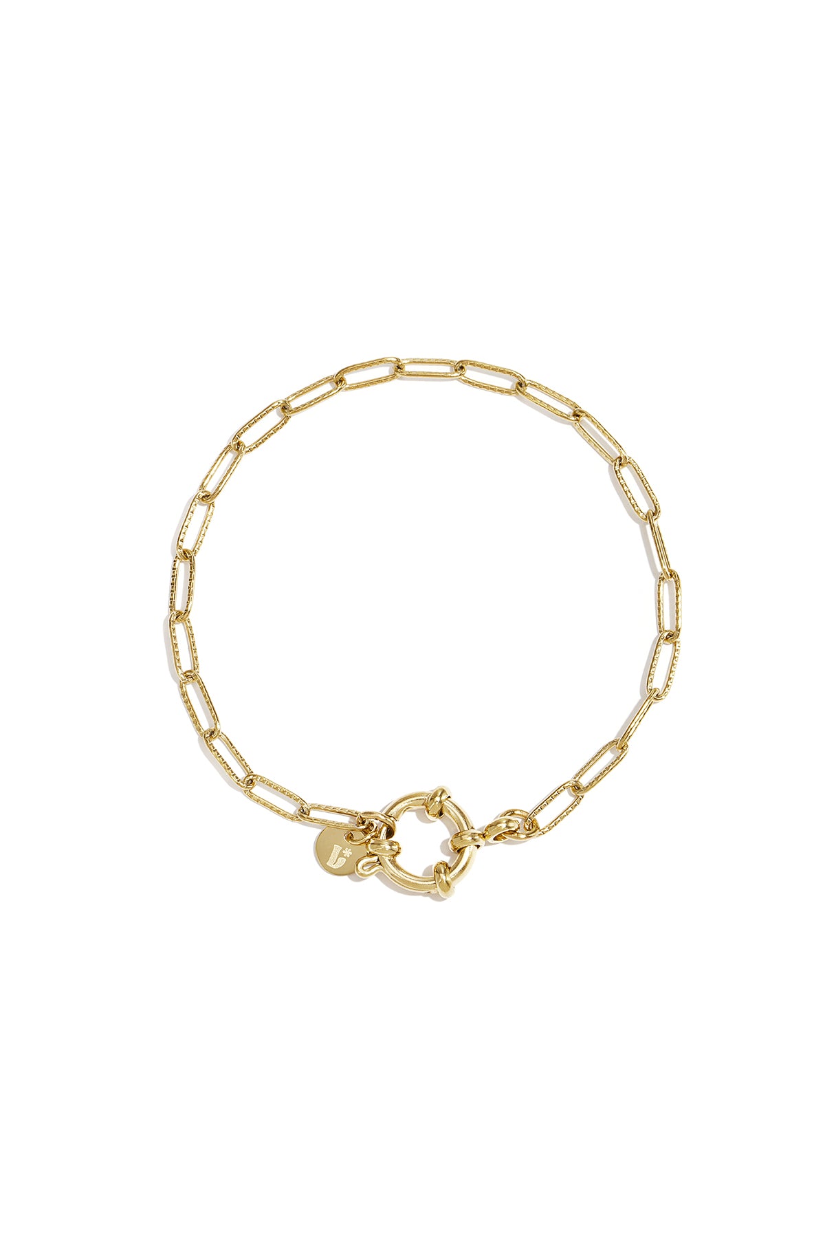 Armband mit Frontverschluss und ovalen Gliedern