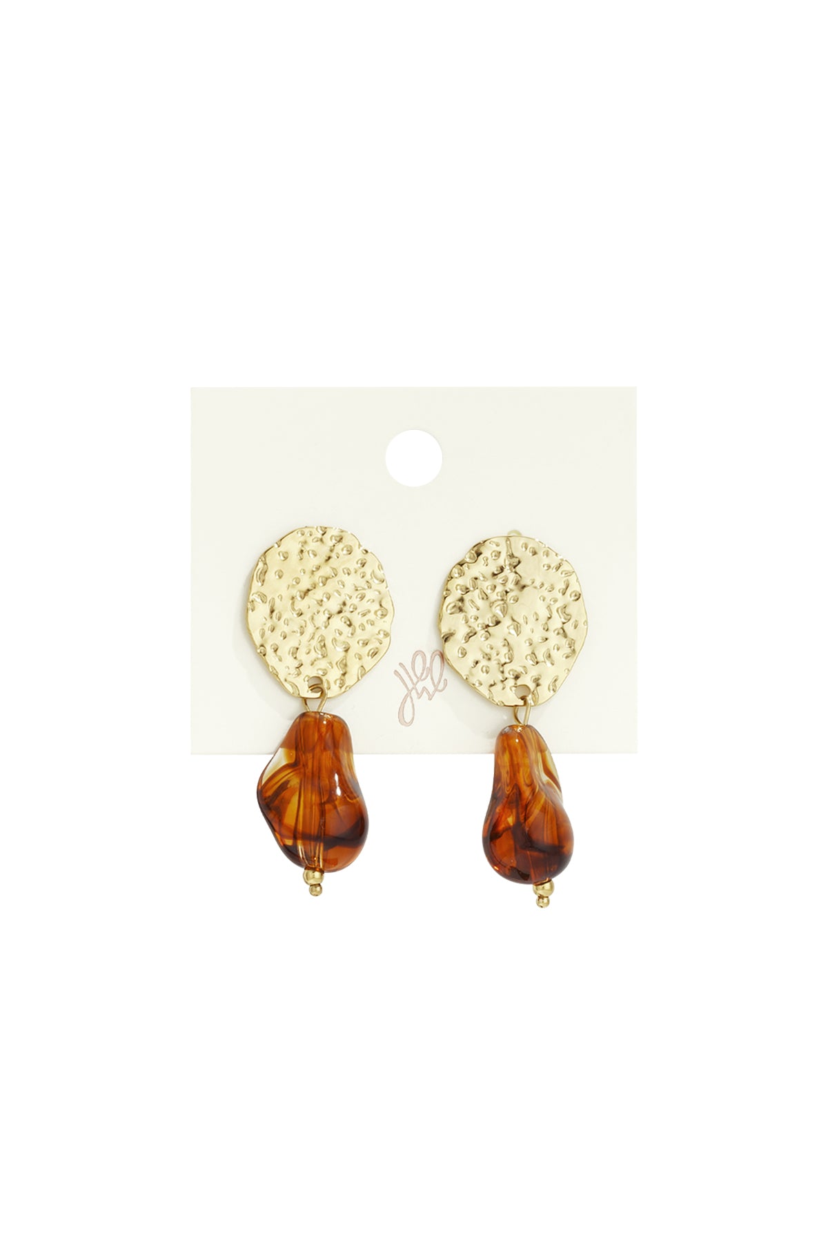 Ohrhänger aus Edelstahl, unregelmäßige Form, lässig-schlichte Serie, Damenschmuck