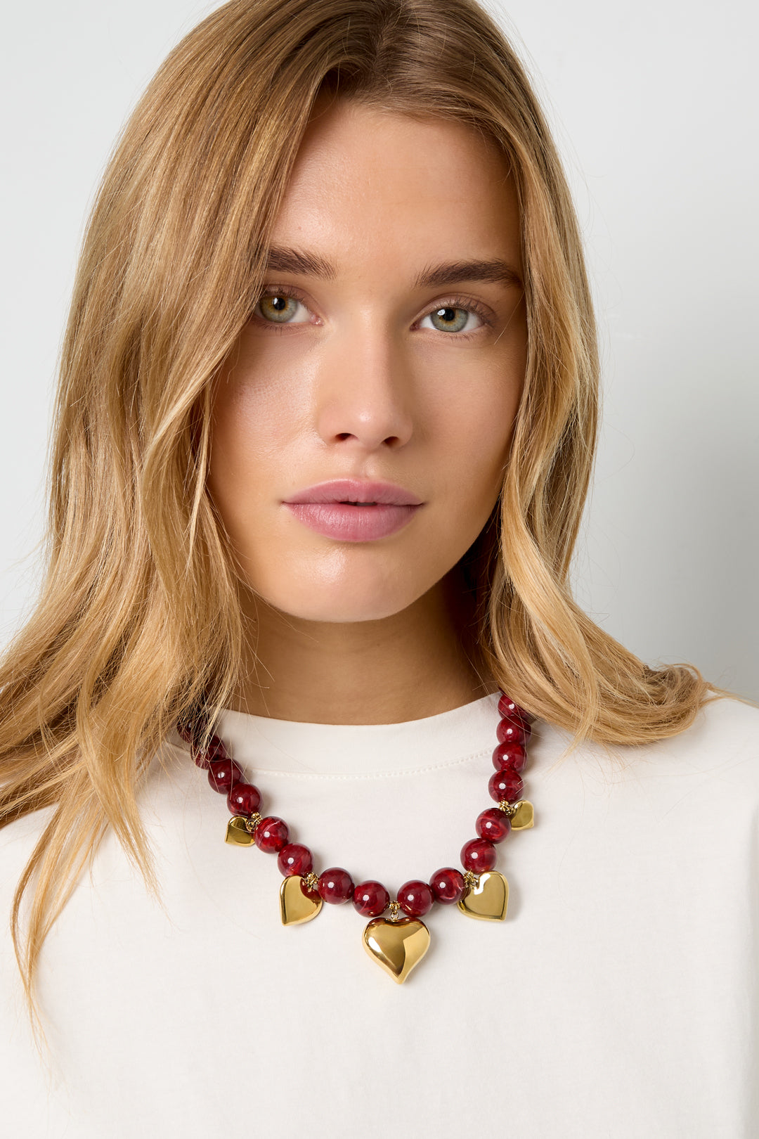 Acryl Perlen Halsketten Herz Casual Täglich Ethnische Serie frauen schmuck