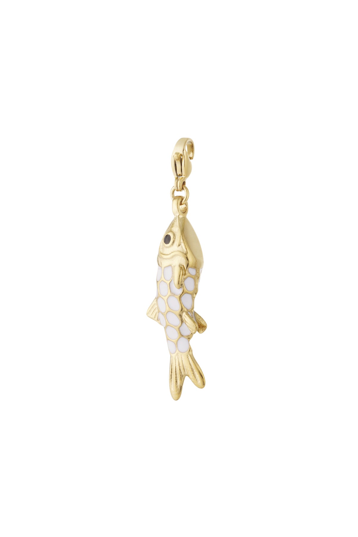 Schmuckanhänger aus Edelstahl, Fischmotiv, schlichte und lässige Serie, Damenschmuck