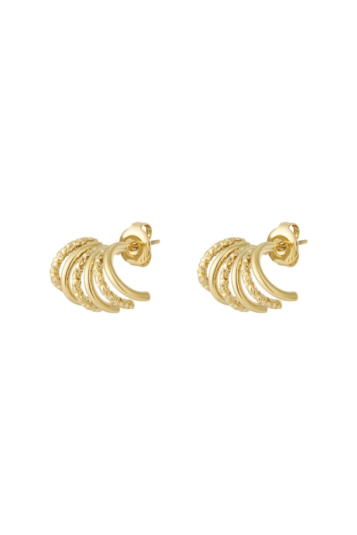 Edelstahl Ohrstecker Geometrisch Casual Daily Simple Serie Damenschmuck
