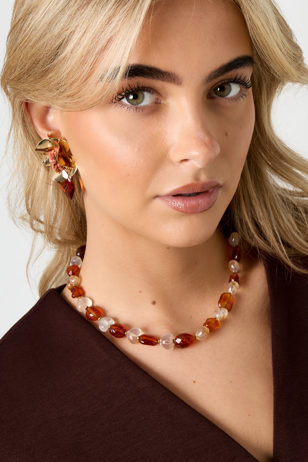Acryl Perlen Halsketten Perlen Casual Täglich Einfache Serie frauen schmuck