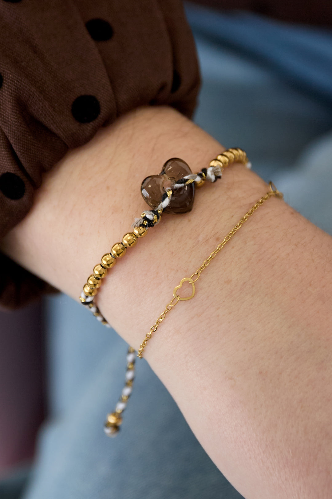 Kettenarmbänder Herz Casual Daily Simple Series Damenschmuck