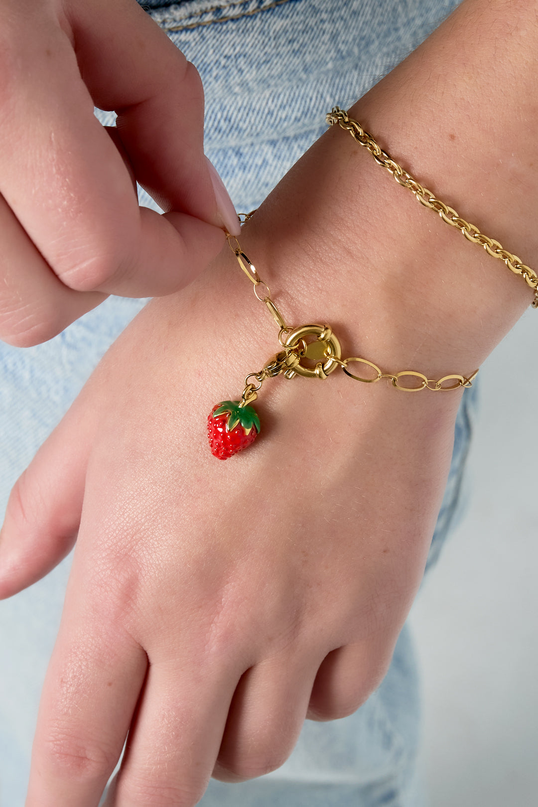 Edelstahl Kette Armbänder Kette DIY Täglich Einfache Serie frauen schmuck