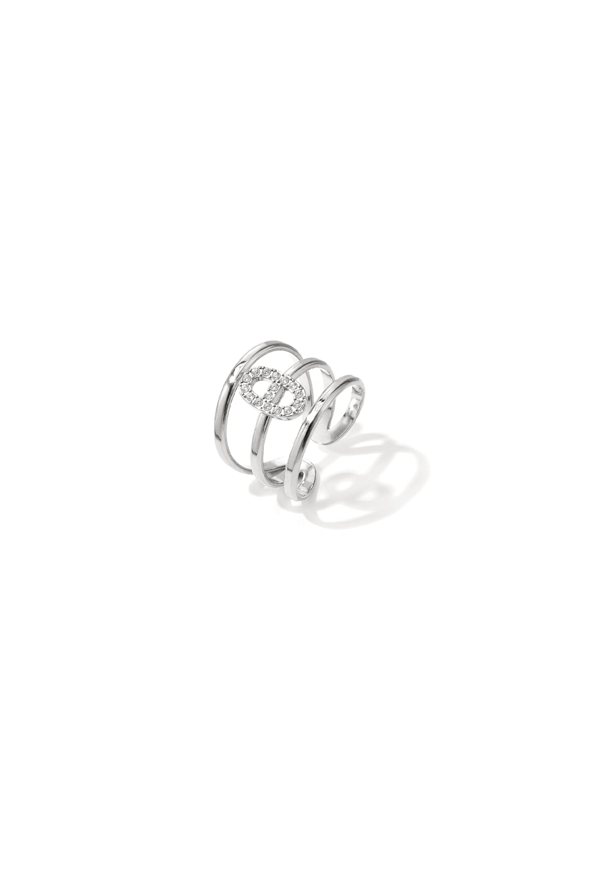 3-stufiger Ring mit elliptischem Set