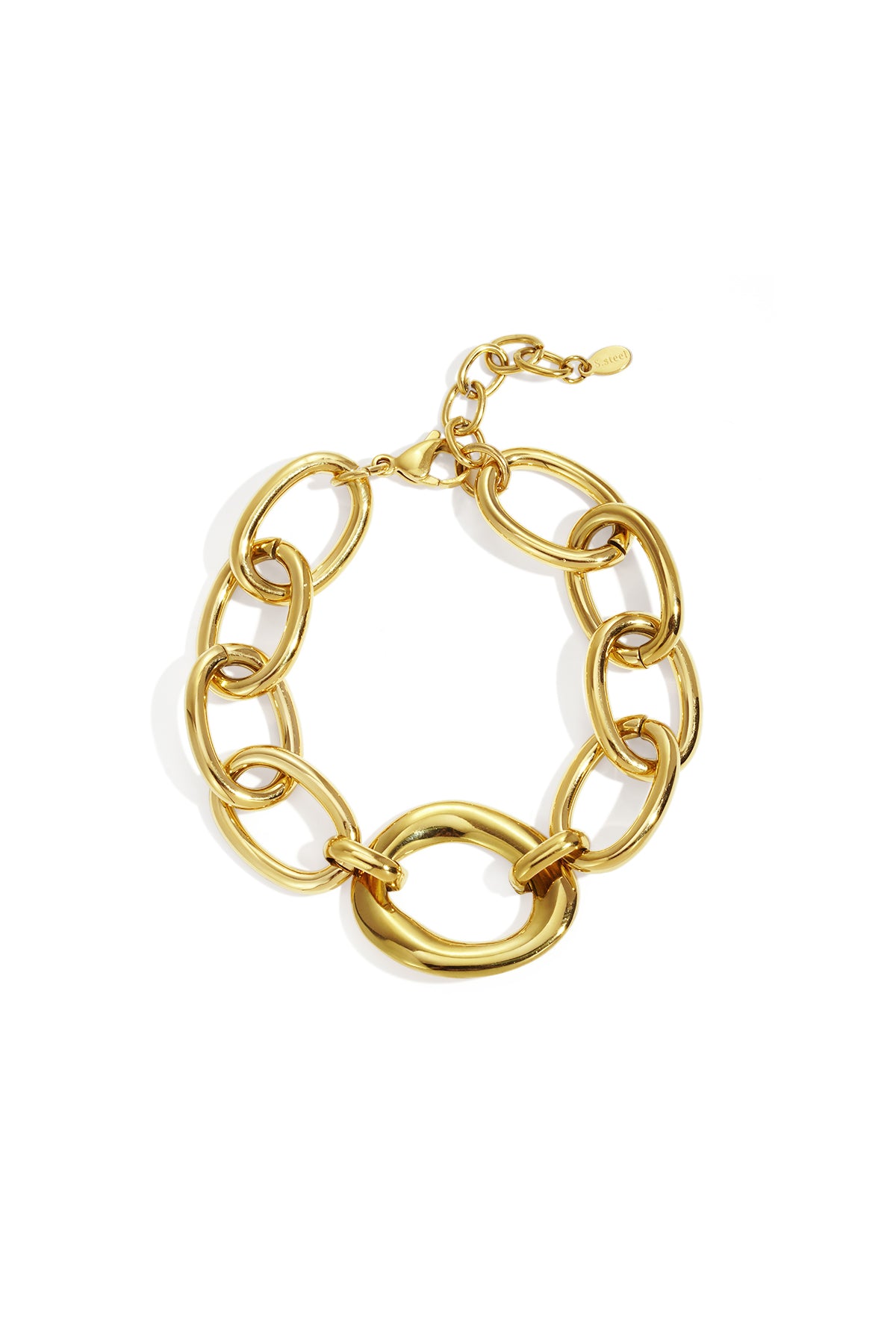 Edelstahlkette Armbänder Kette Casual Daily Simple Series Damenschmuck