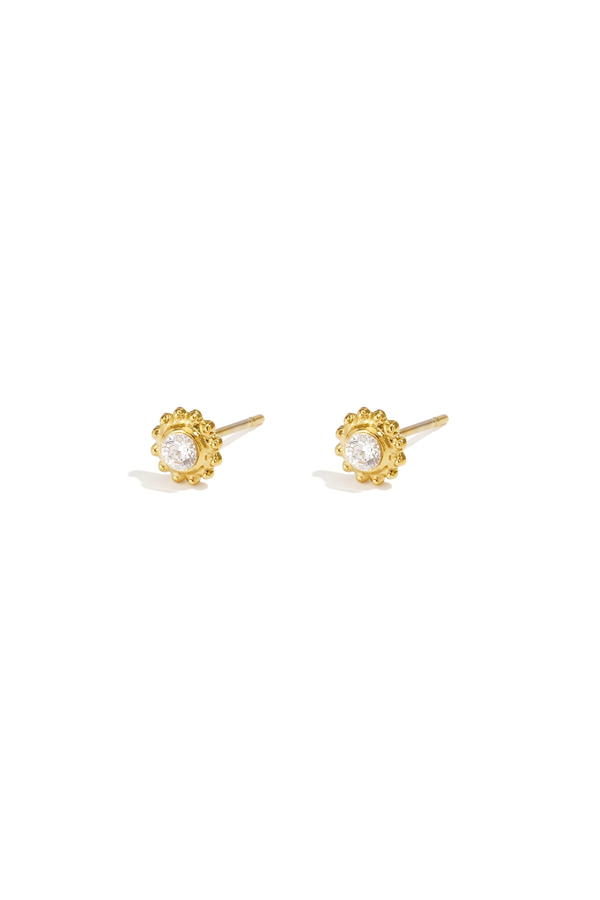Ohrstecker Mond - Roségold