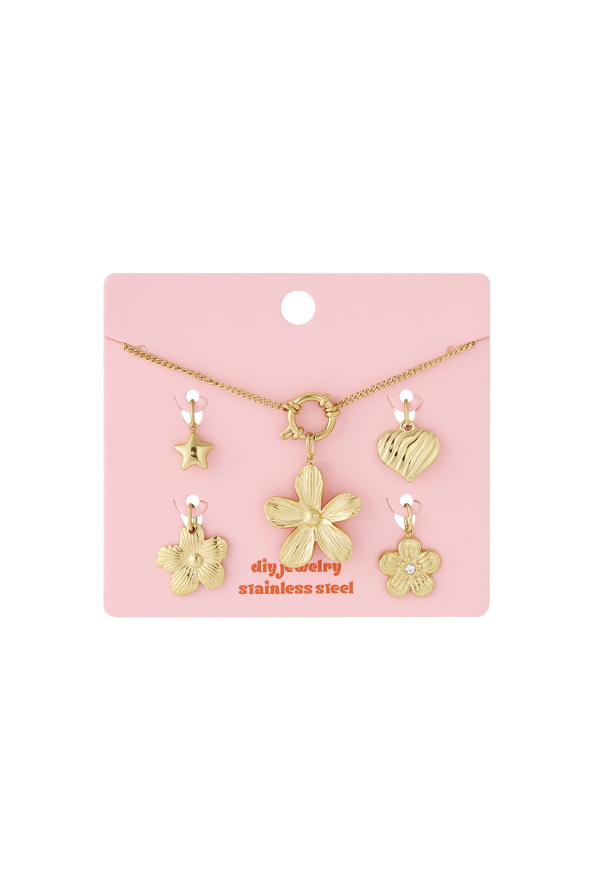 DIY-Halskette mit Blumen
