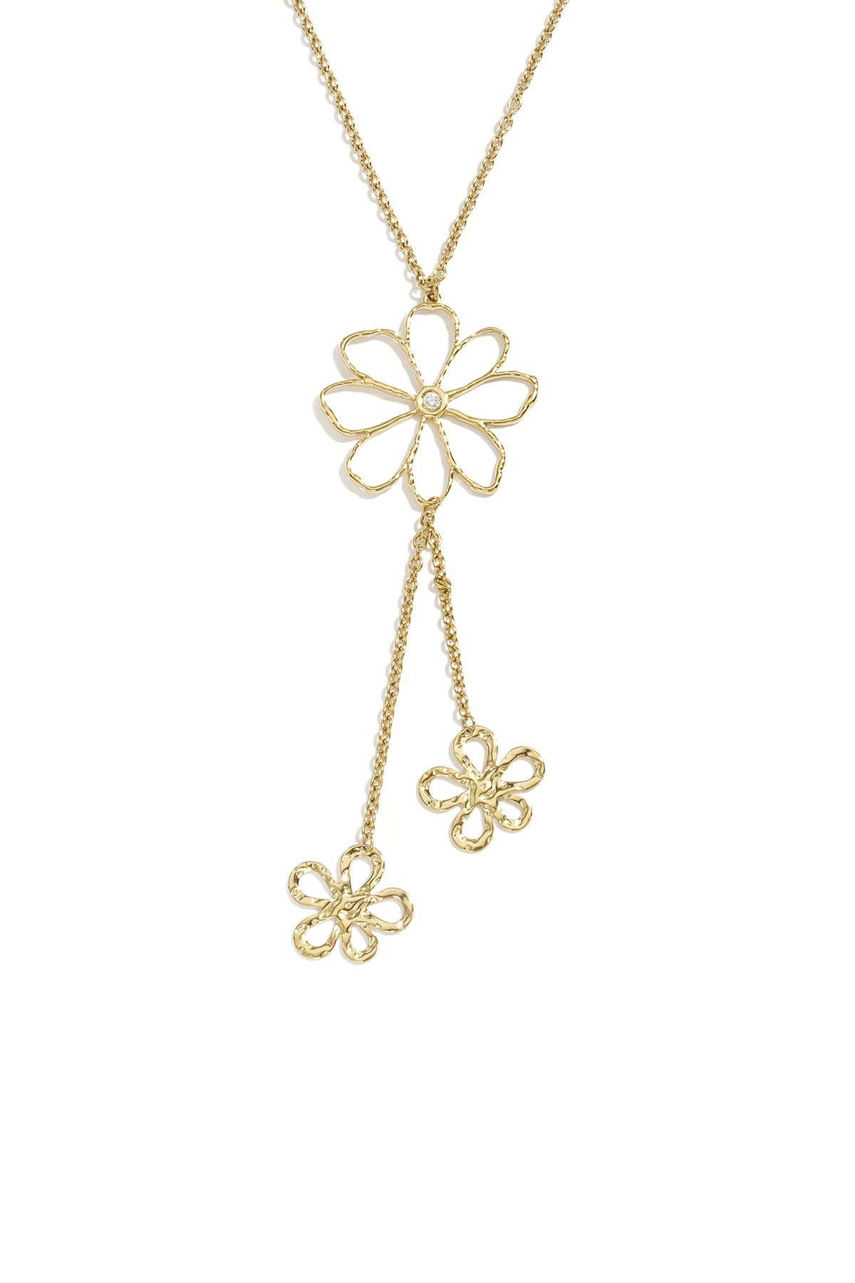 Edelstahl-Anhänger, Blumen-Serie „Schlicht und alltagstauglich“, Damenschmuck