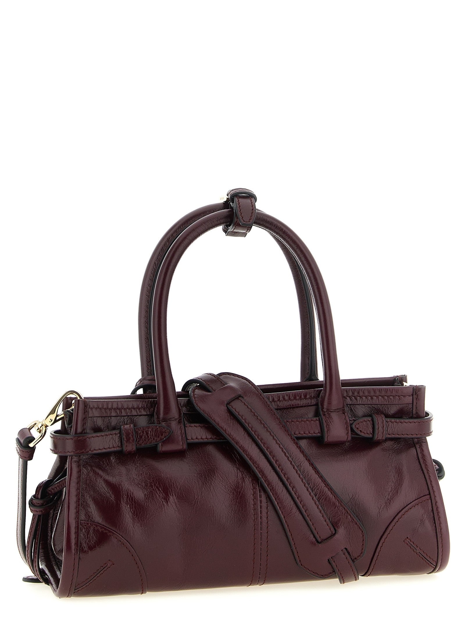 'Bonnie' Mini Leder Handtasche