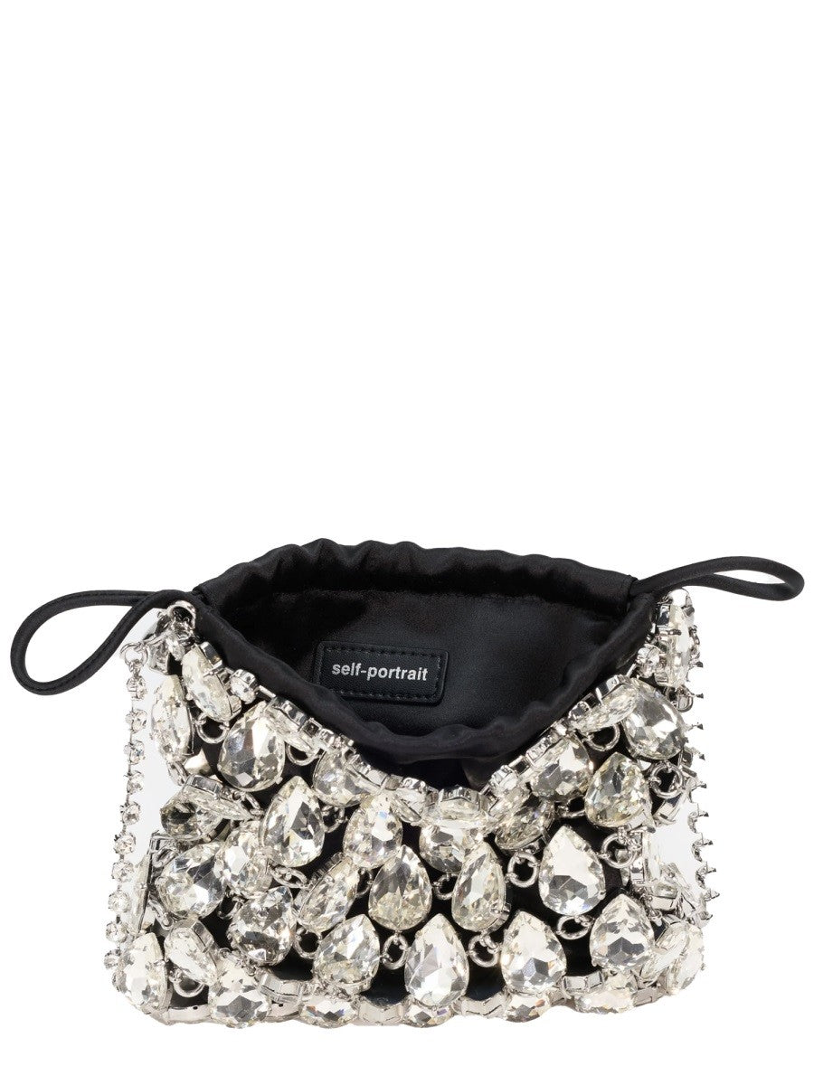 Tasche Mini IN MAGLIA METALLICA CON CRISTALLI