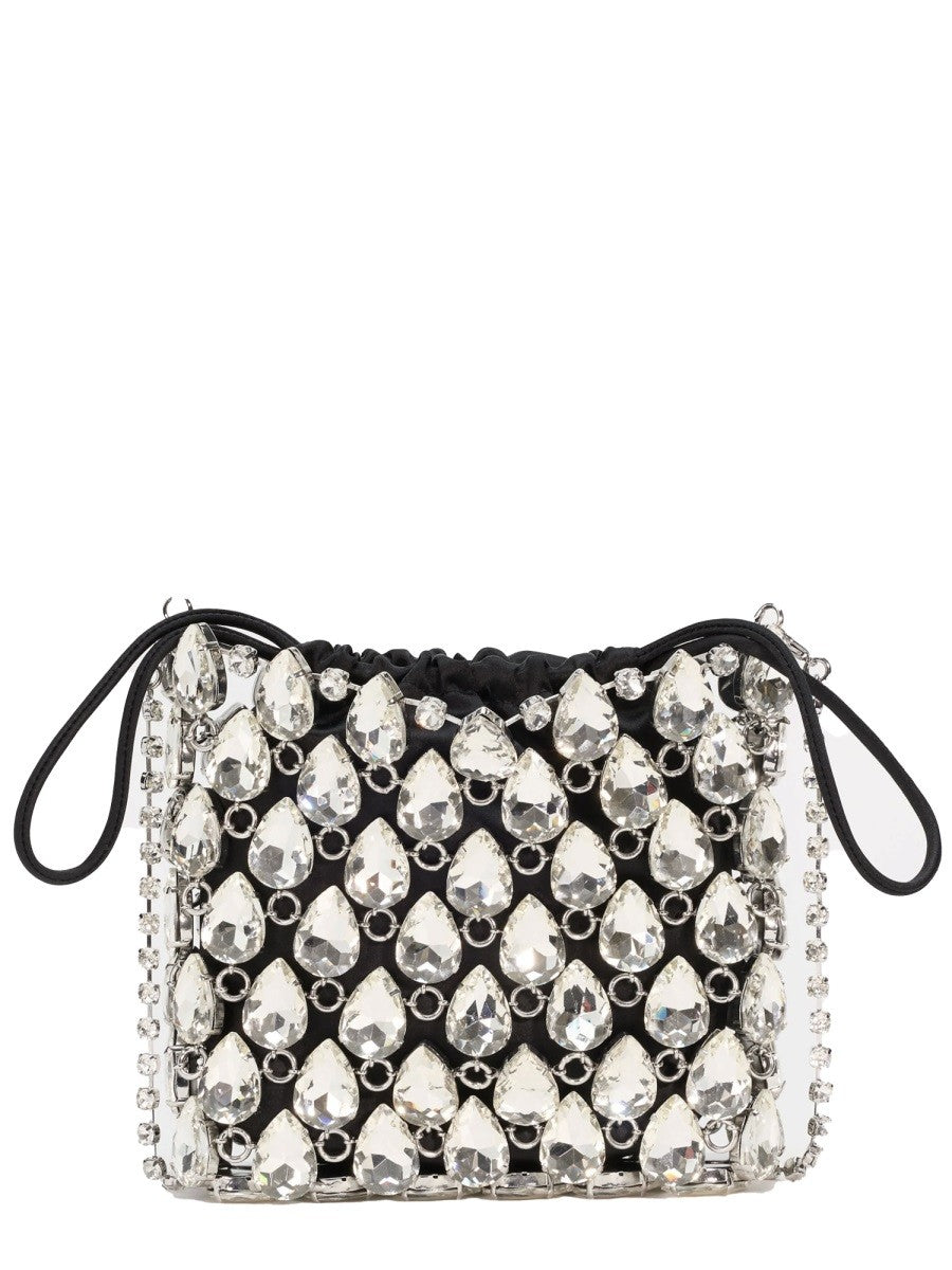 Tasche Mini IN MAGLIA METALLICA CON CRISTALLI