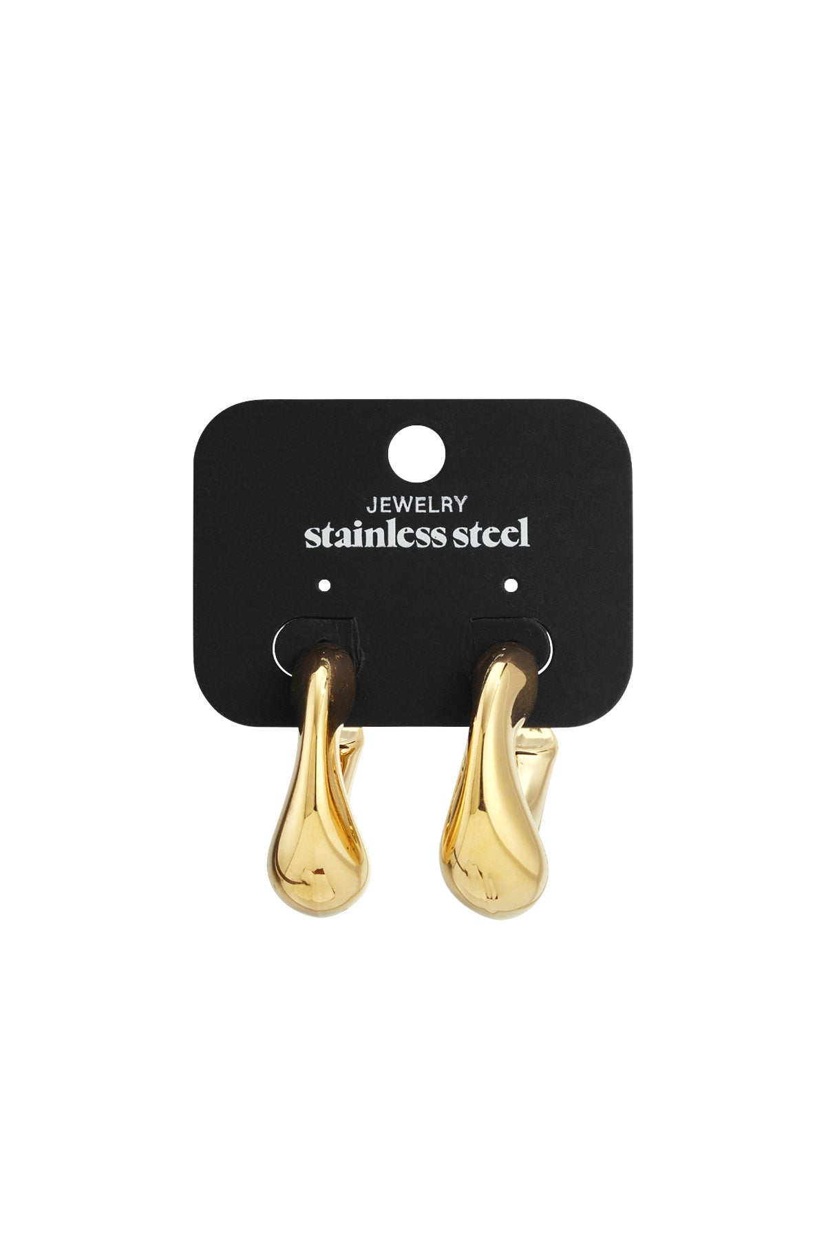 Edelstahl Creolen Kreis Casual Daily Simple Serie Damenschmuck