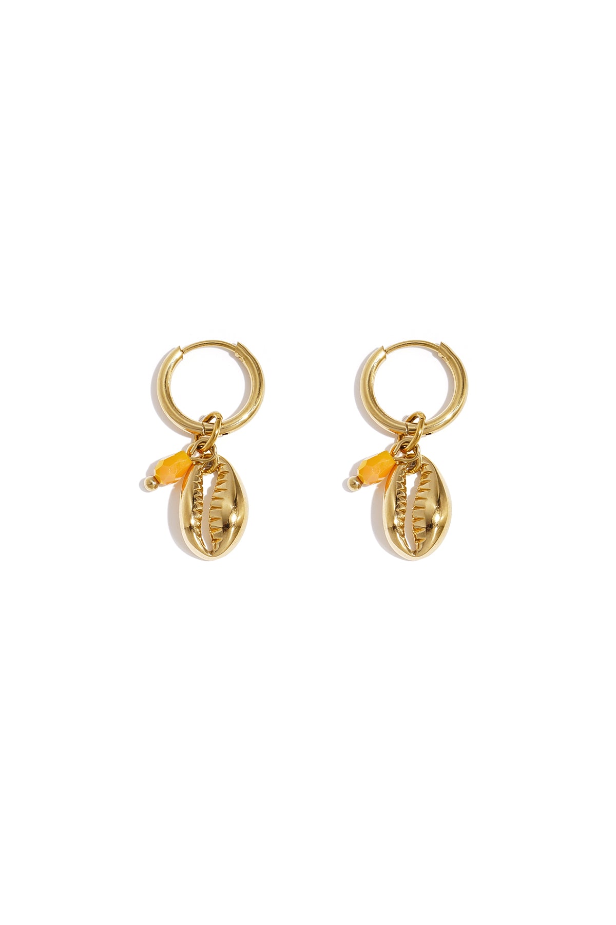 Sommerliche Vibe-Ohrringe - Goldfarben