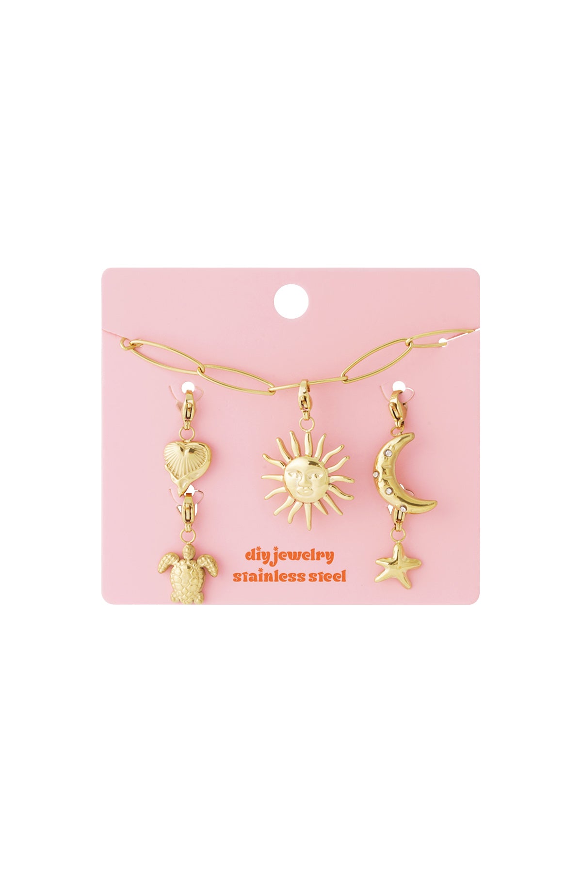 DIY-Halskette mit Sonne